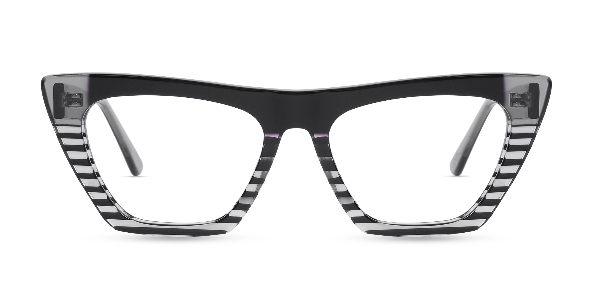 Black Cat Eye Eyeglass Frames-1