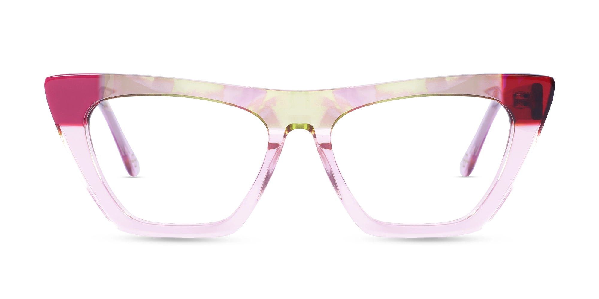 Crystal Pink Cat Eye Frames-1