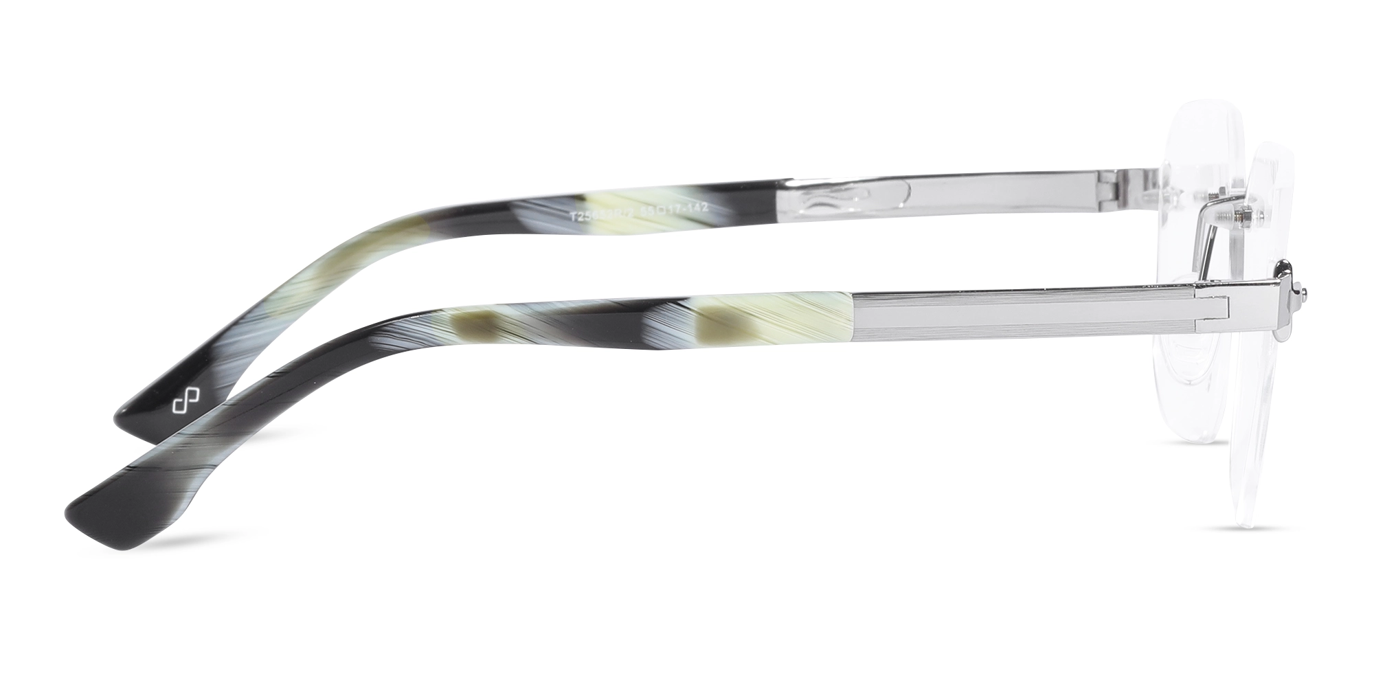 Silver Rimless Eyeglasses-4