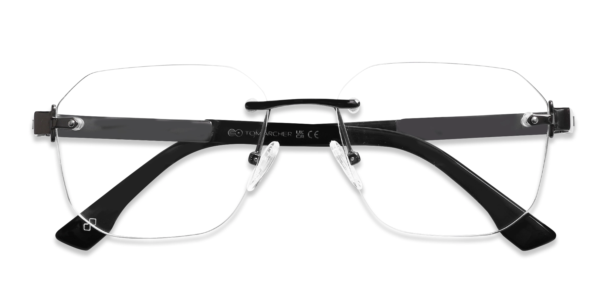 Rimless Glasses With Nose Pad-6