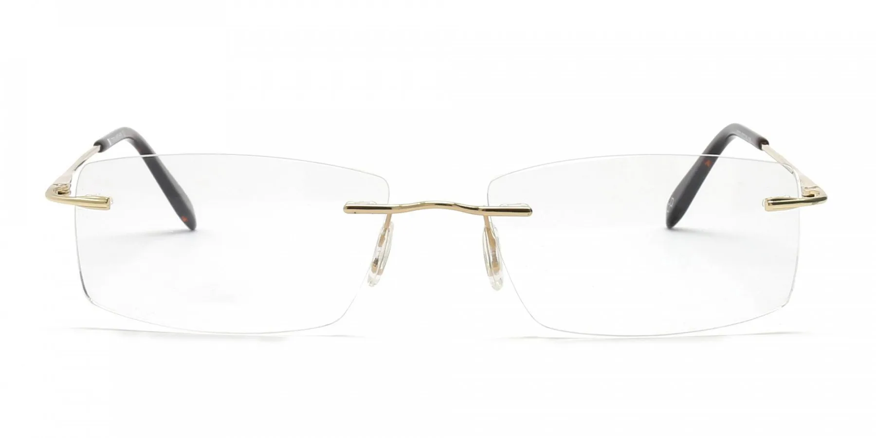 gold rimless metal frame glasses-2 gold rimless metal frame glasses-2