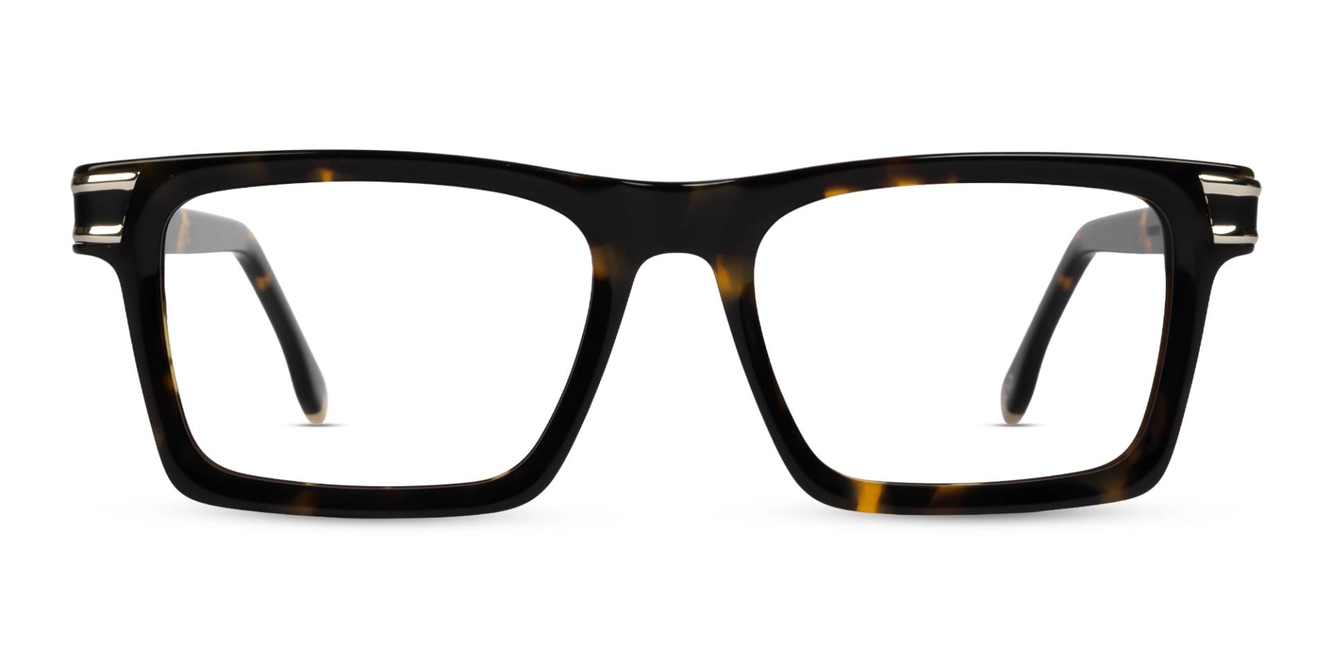 Oversized Tortoise Rectangular Acetate Glasses