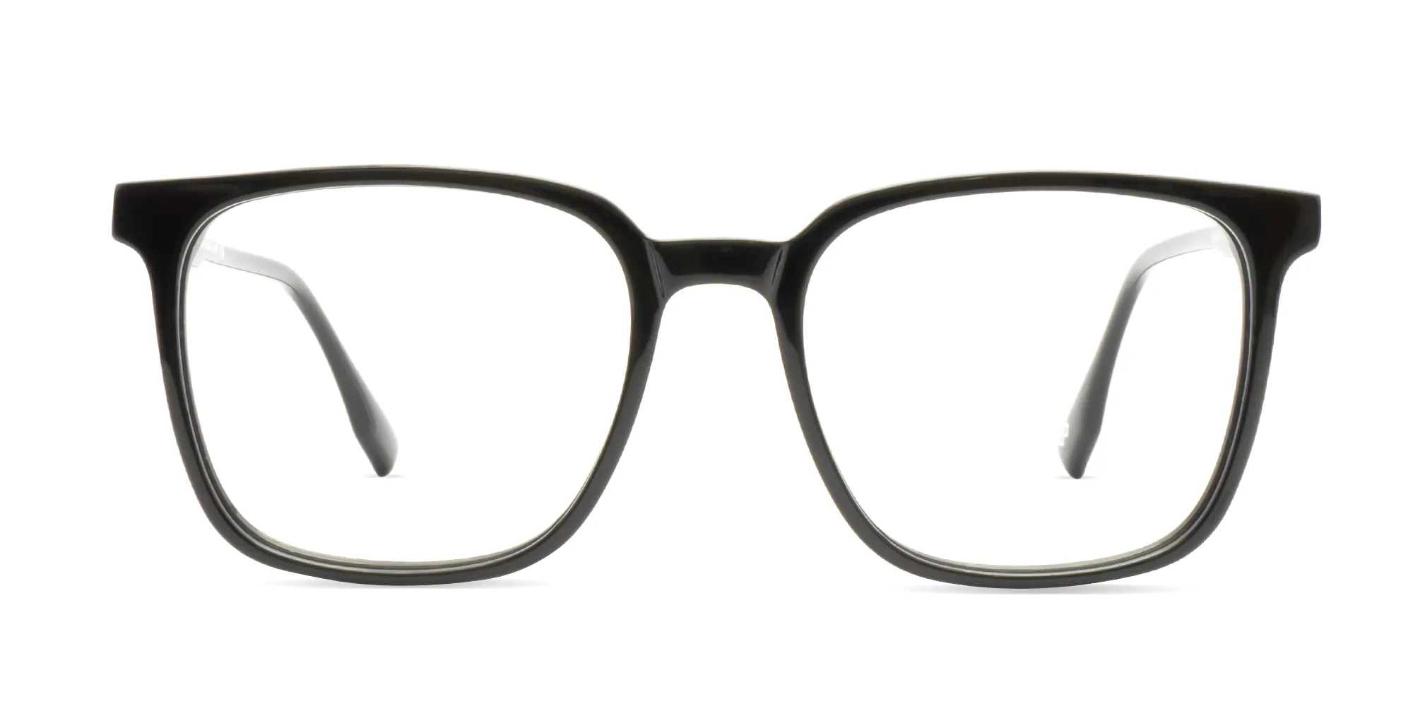 Black Square Full Rim Glasses-2