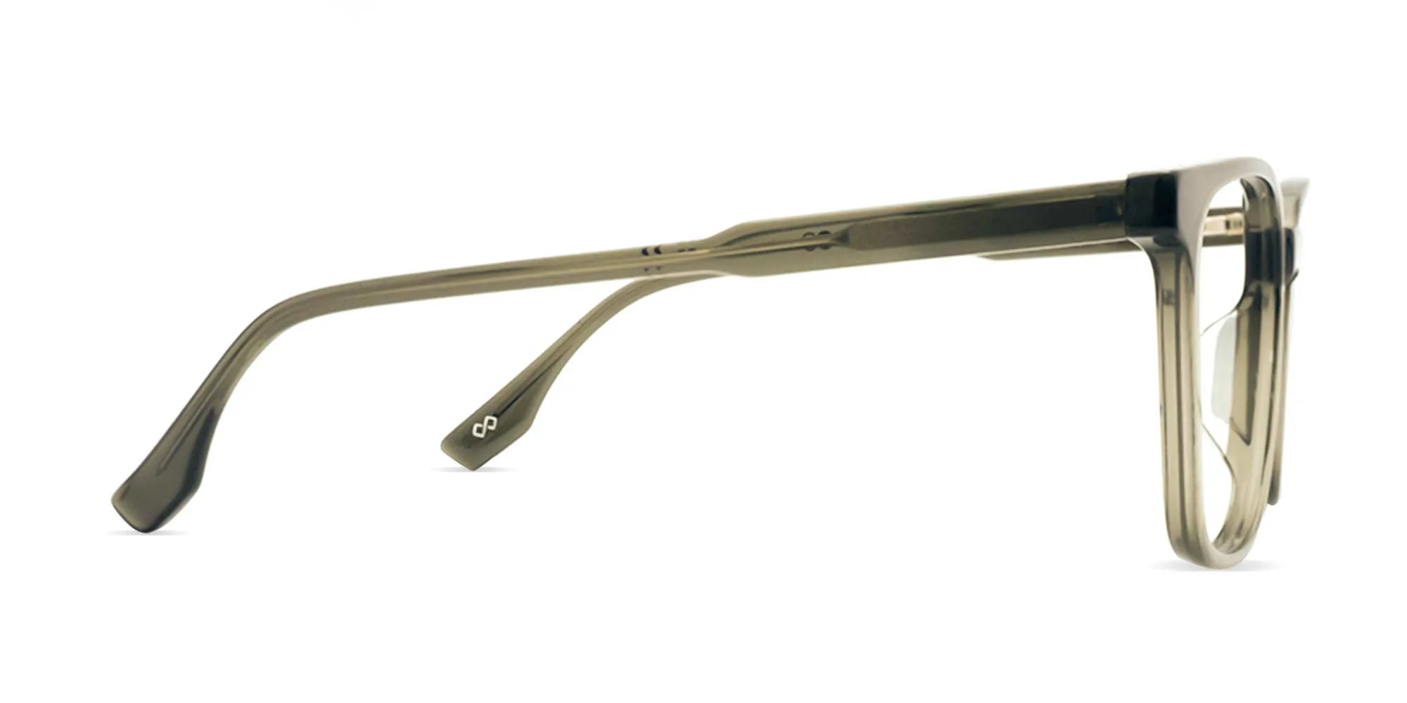 Grey Square Full Rim Glasses-2