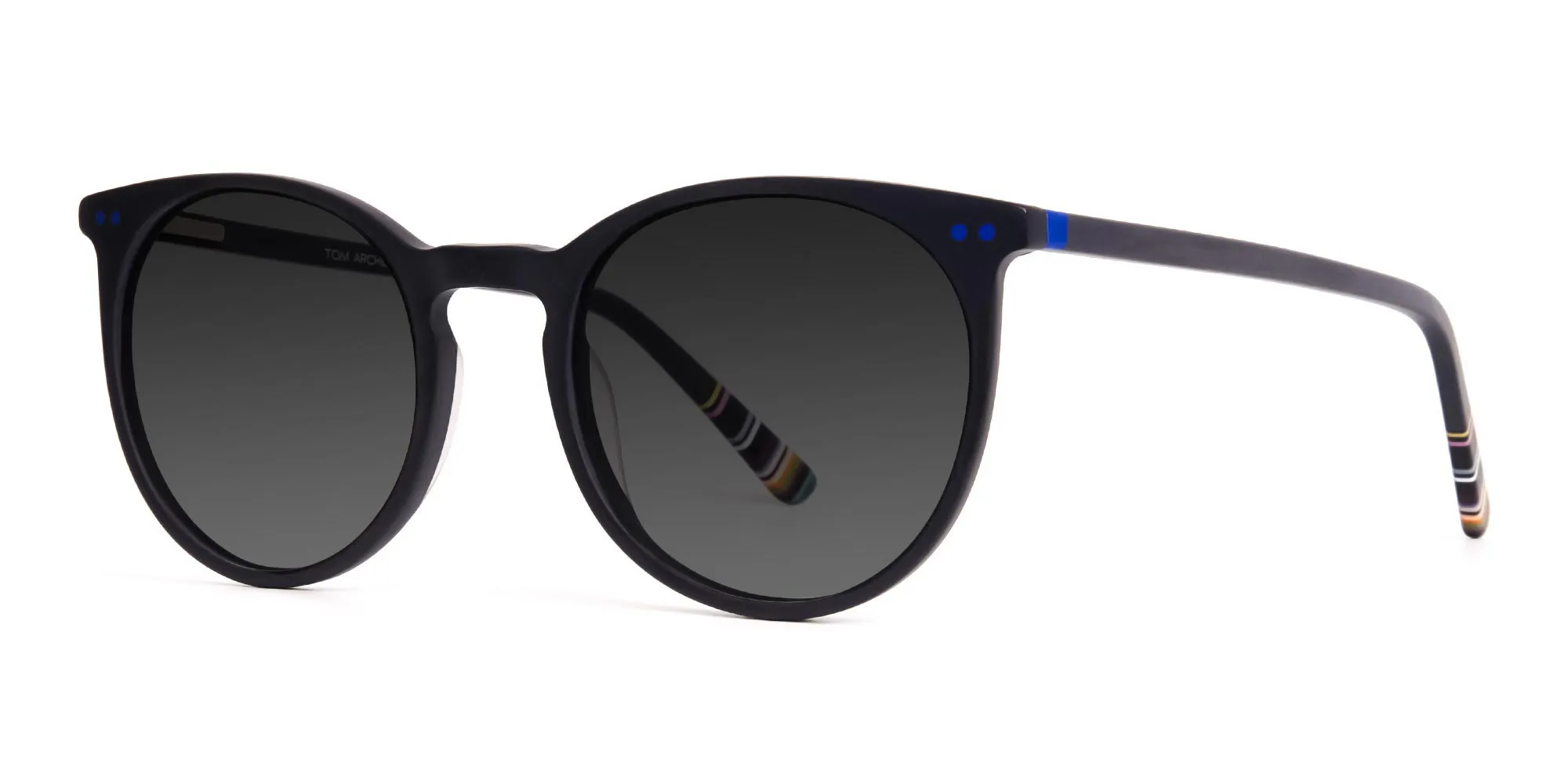 matte-black-designer-indigo-blue-grey-tinted-sunglasses-frame-2