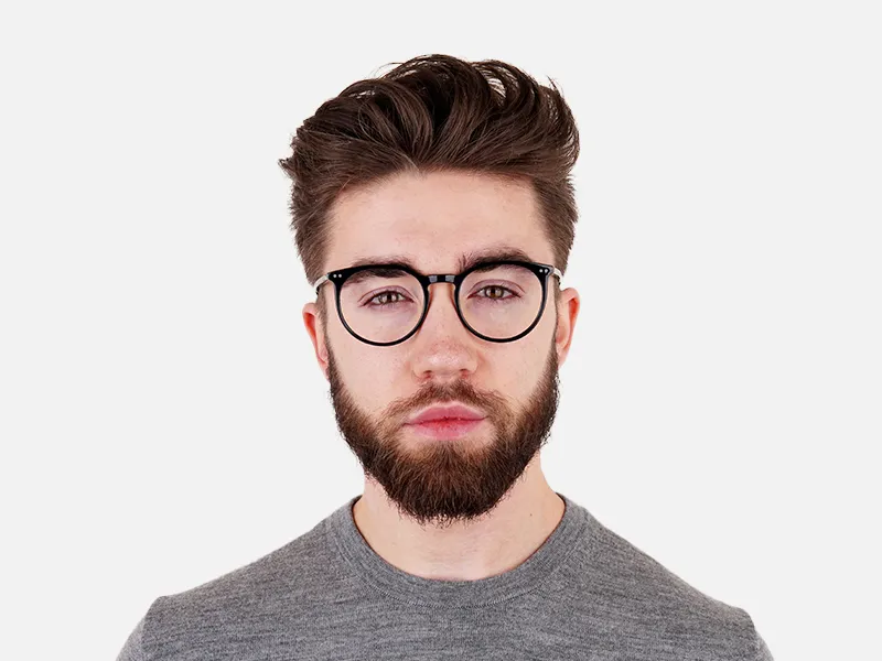 Black Round Designer Glasses frames-2