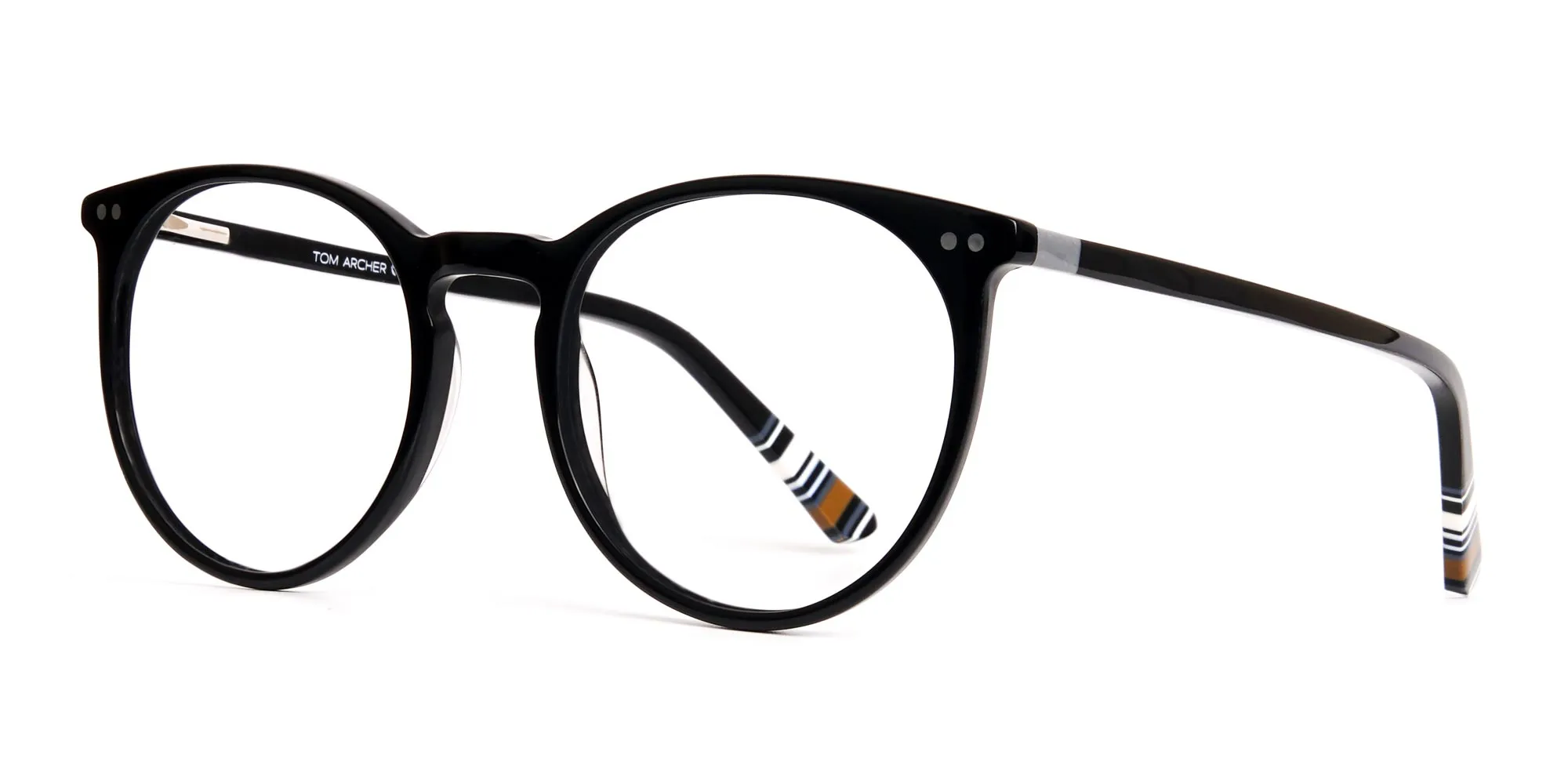 Black Round Designer Glasses frames-2 Black Round Designer Glasses frames-2