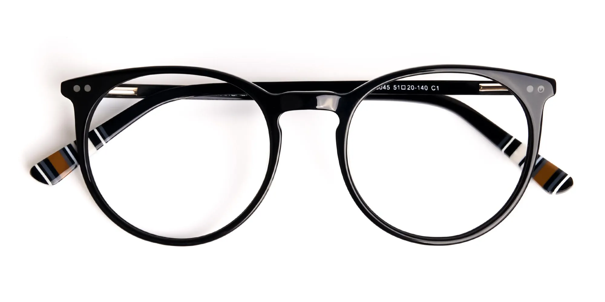 Tom Archer CHARLIE EA1 Black Round glasses for unisex