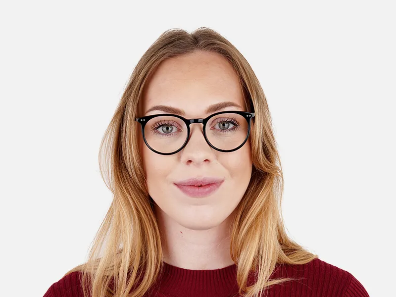 Black Round Designer Glasses frames-2