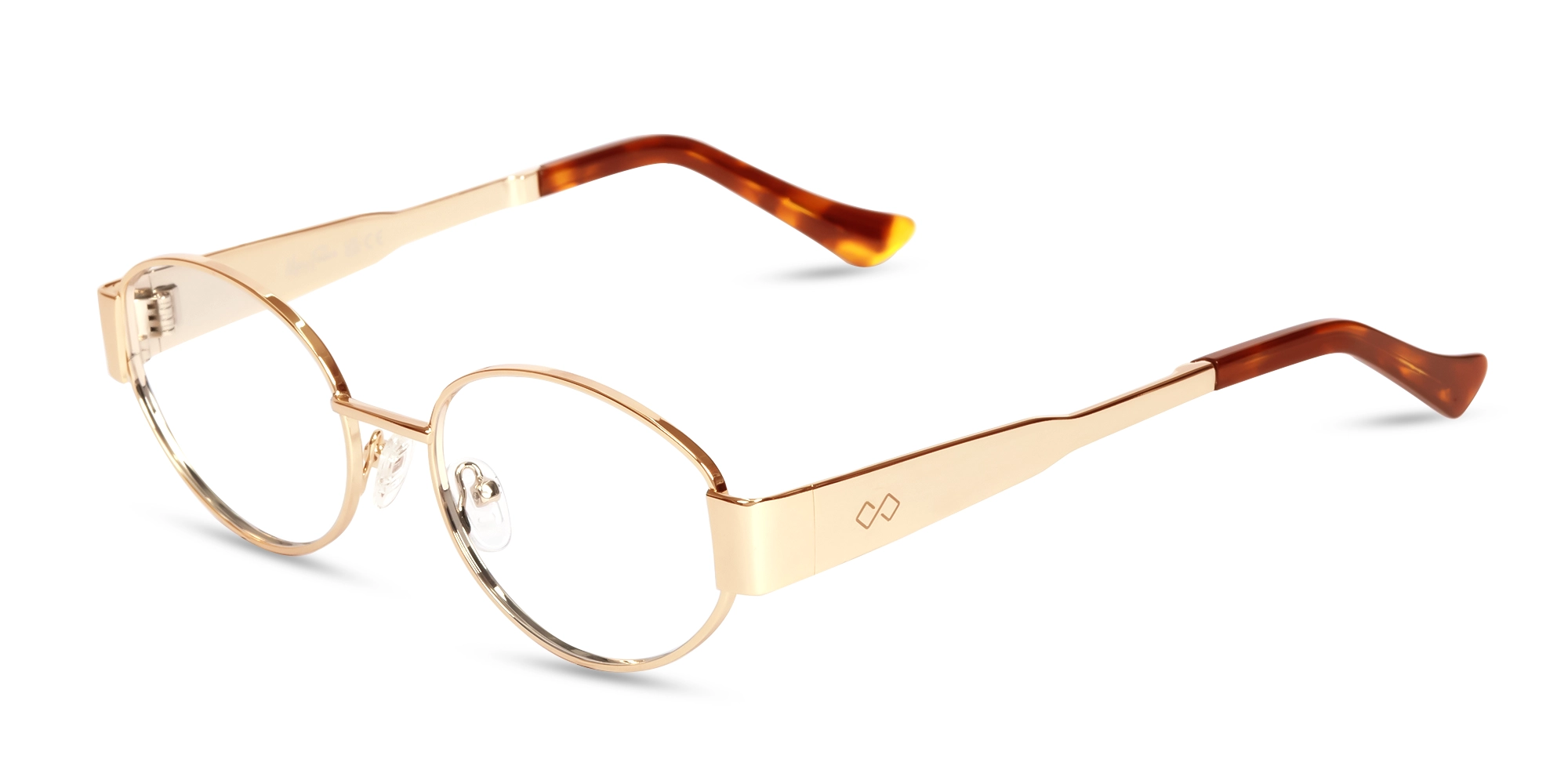 Stylish Champagne Gold Metal Full Rim Sunglasses 3 Stylish Champagne Gold Metal Full Rim Sunglasses 3