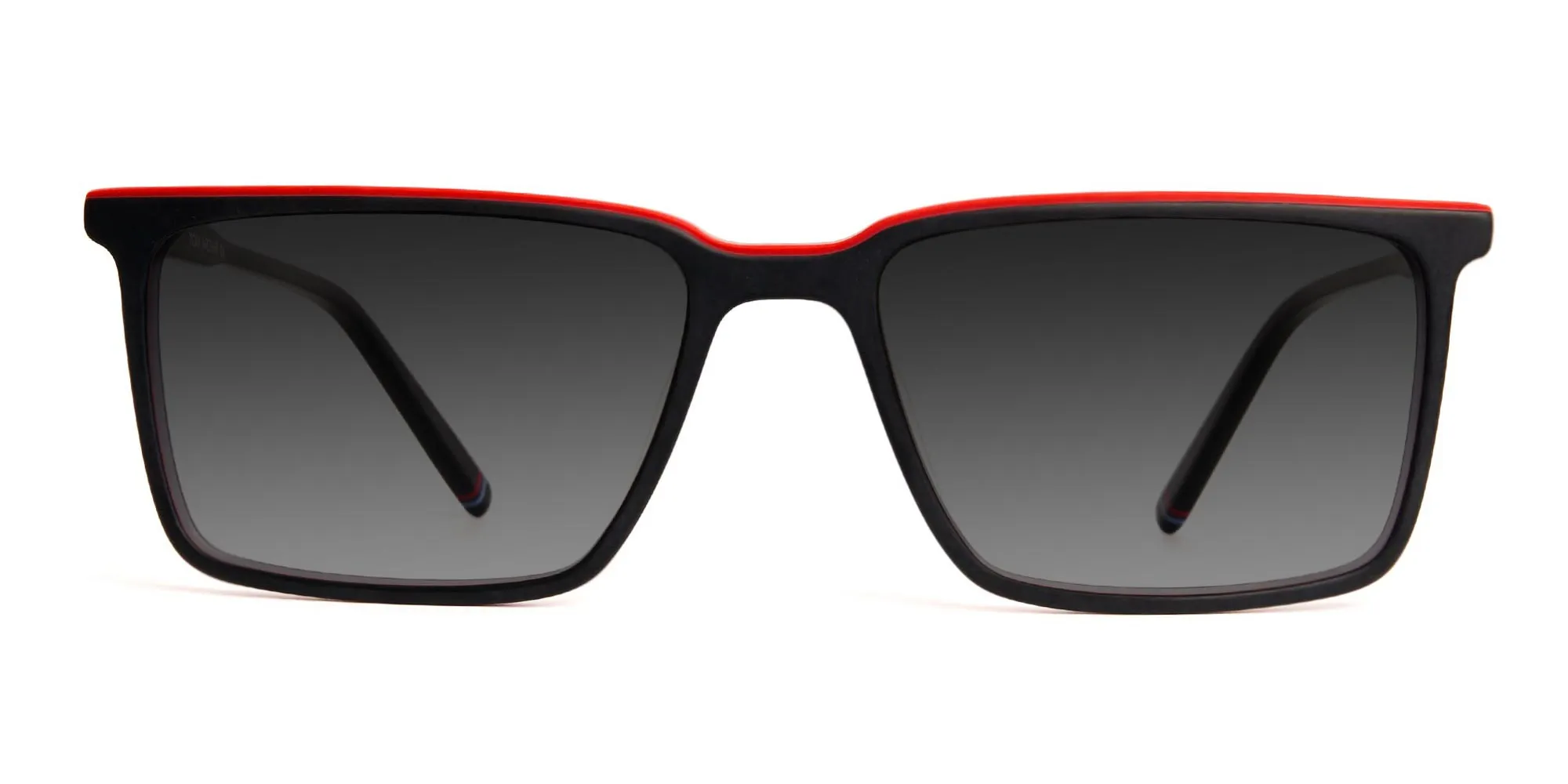 Black Rectangle Sunglasses-2