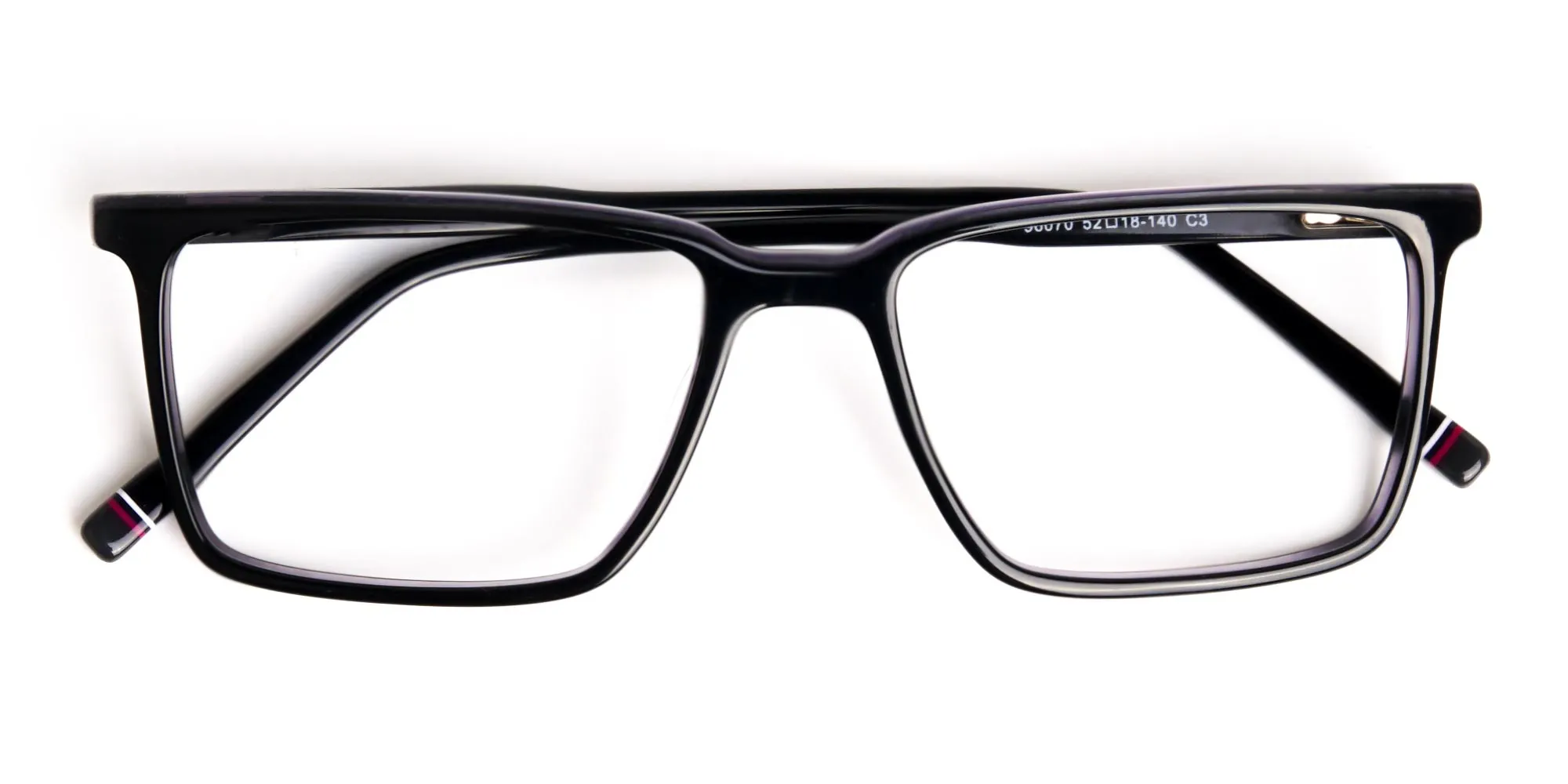 dark purple rectangular full rim glasses frames-2