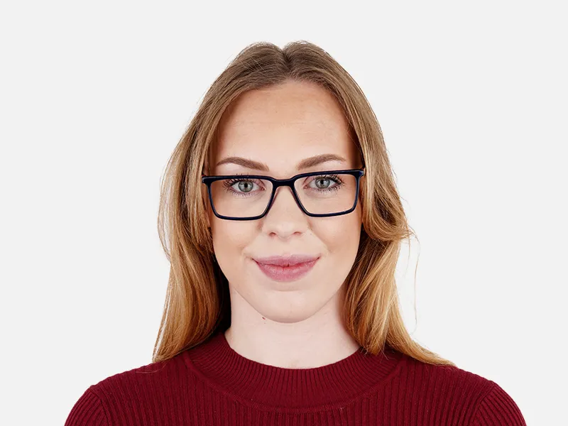 navy blue and red rectangular glasses frames-2