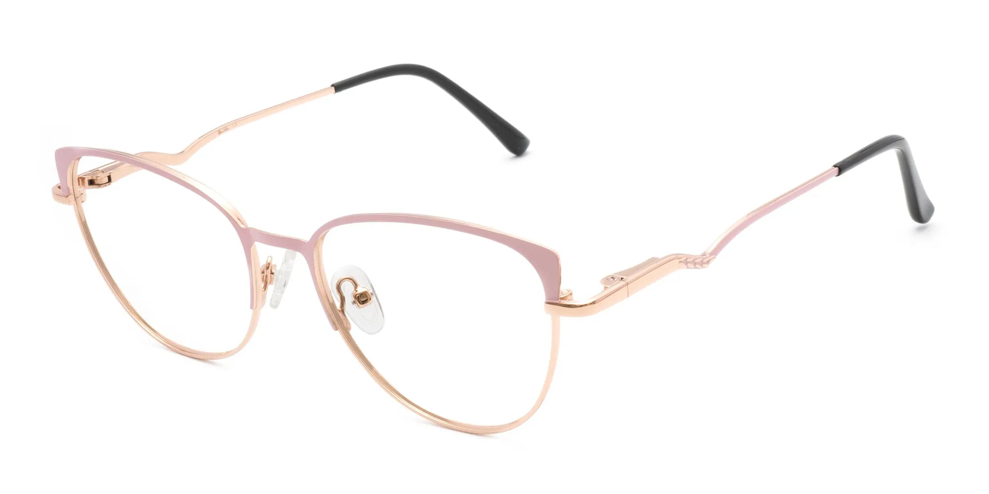 Pink Cat Eye Glasses-3