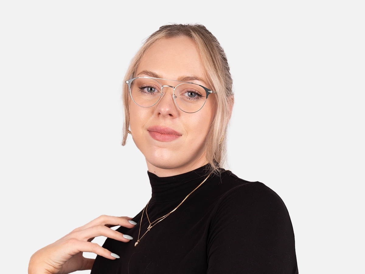 Metal Round Glasses-53