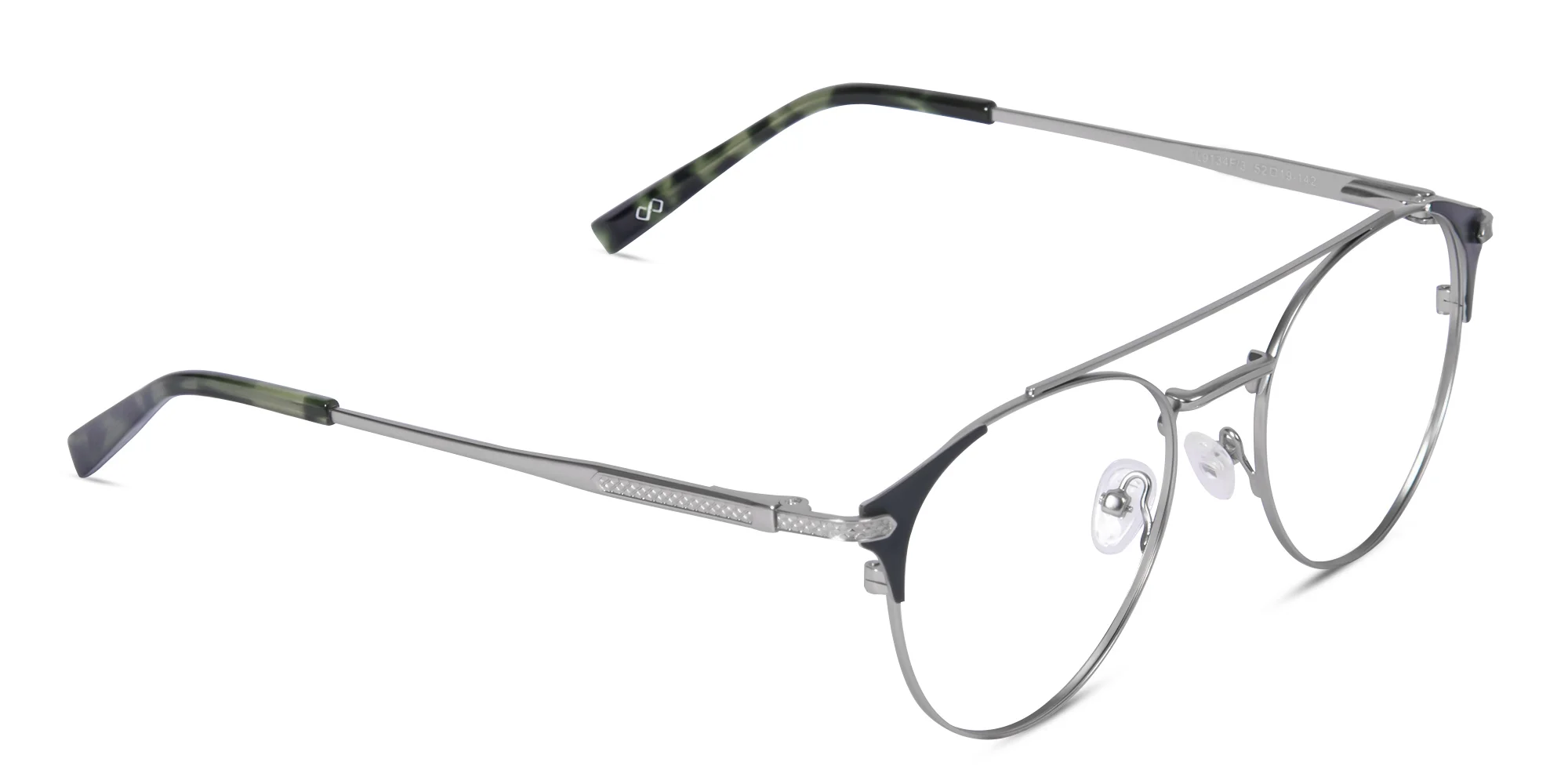 Round Silver Eyeglasses-2