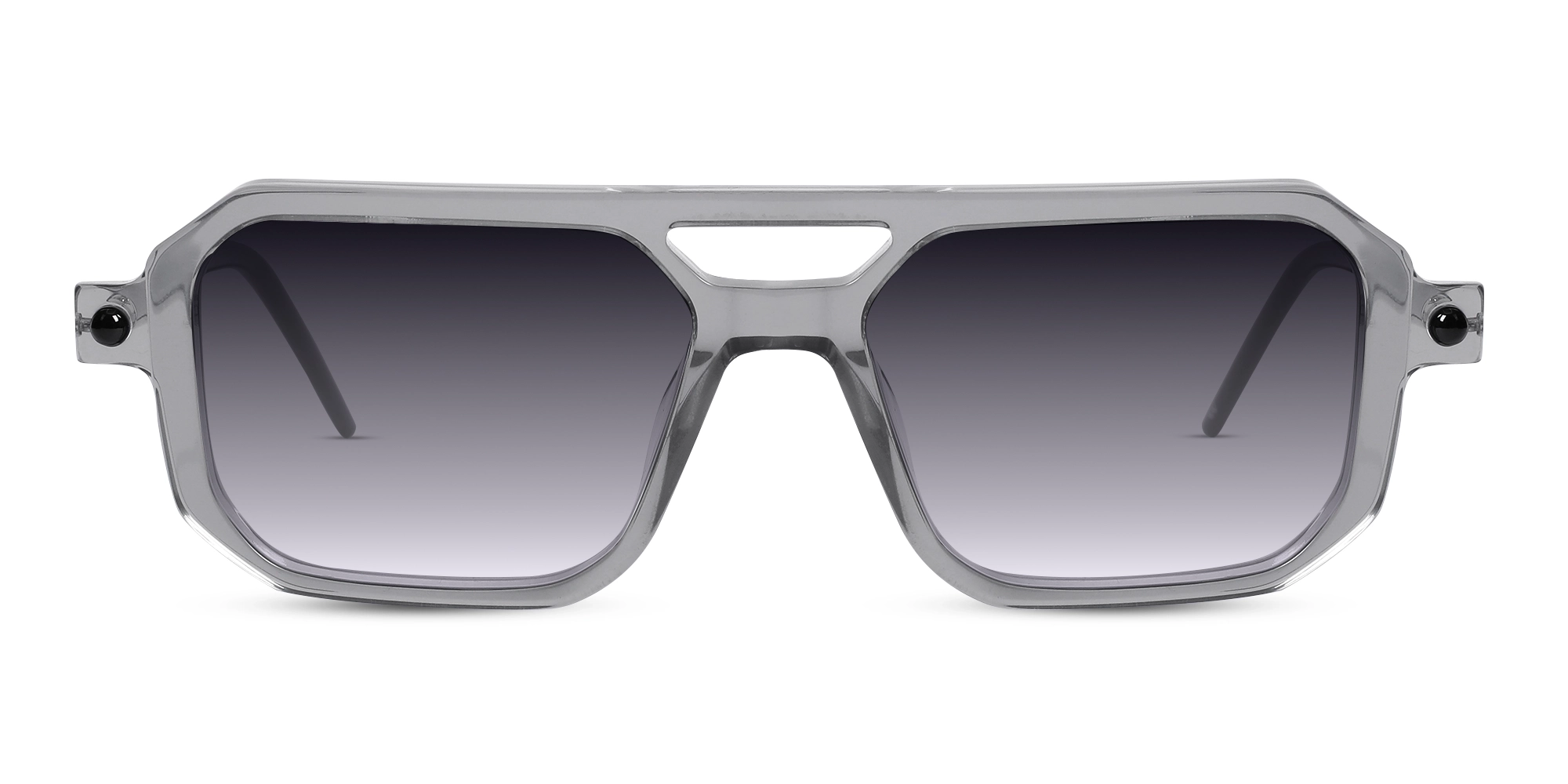 SA8809F/4-2 - Minimal Grey Sunglasses