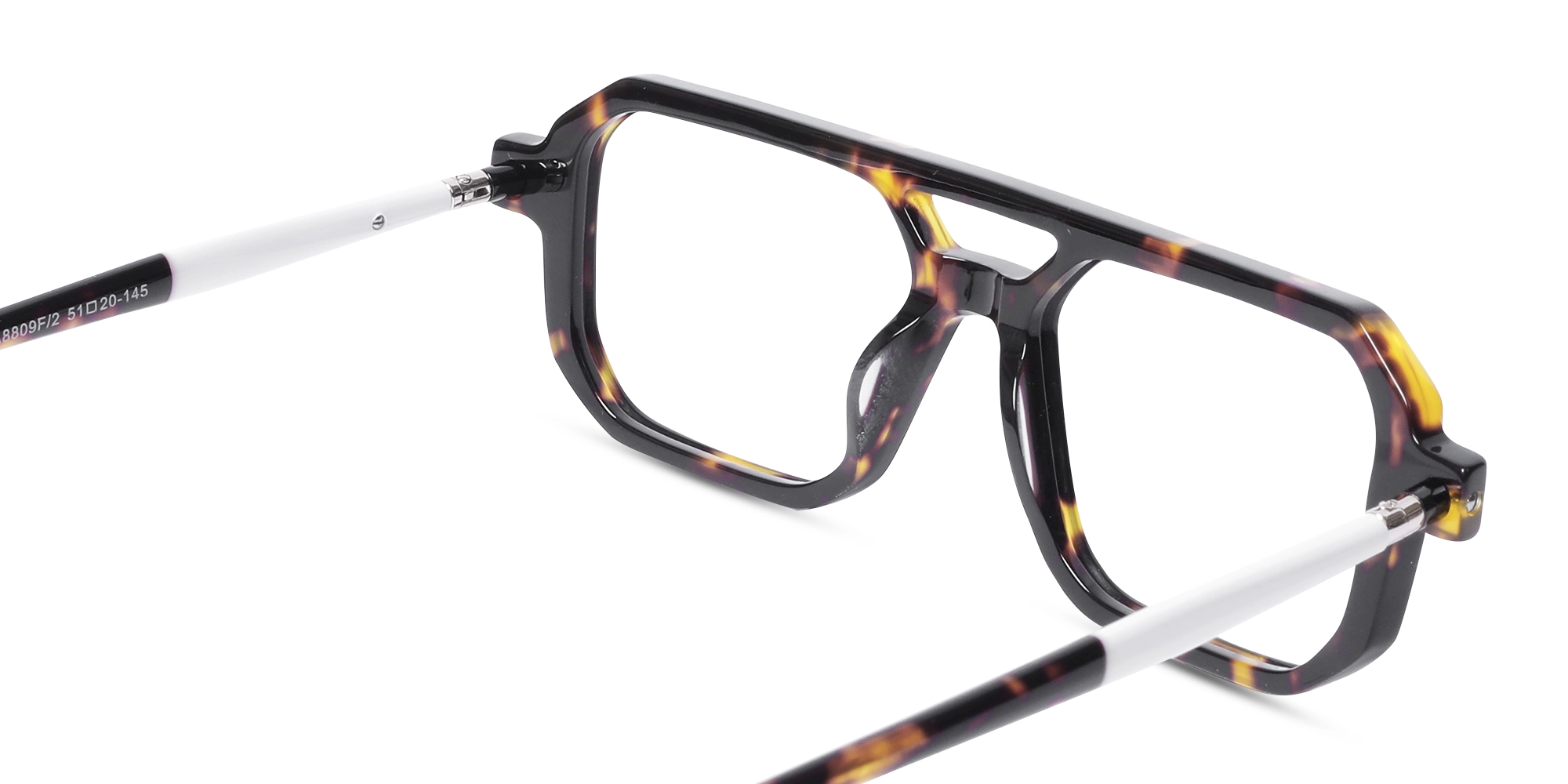 Rectangular Tortoise Glasses 5