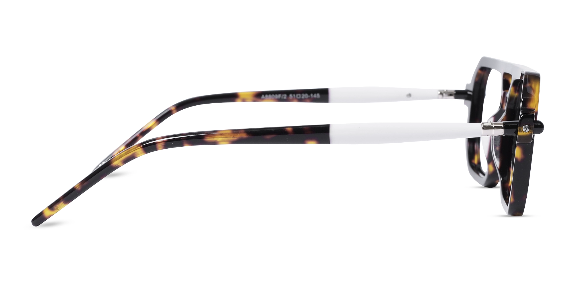 Rectangular Tortoise Glasses 4