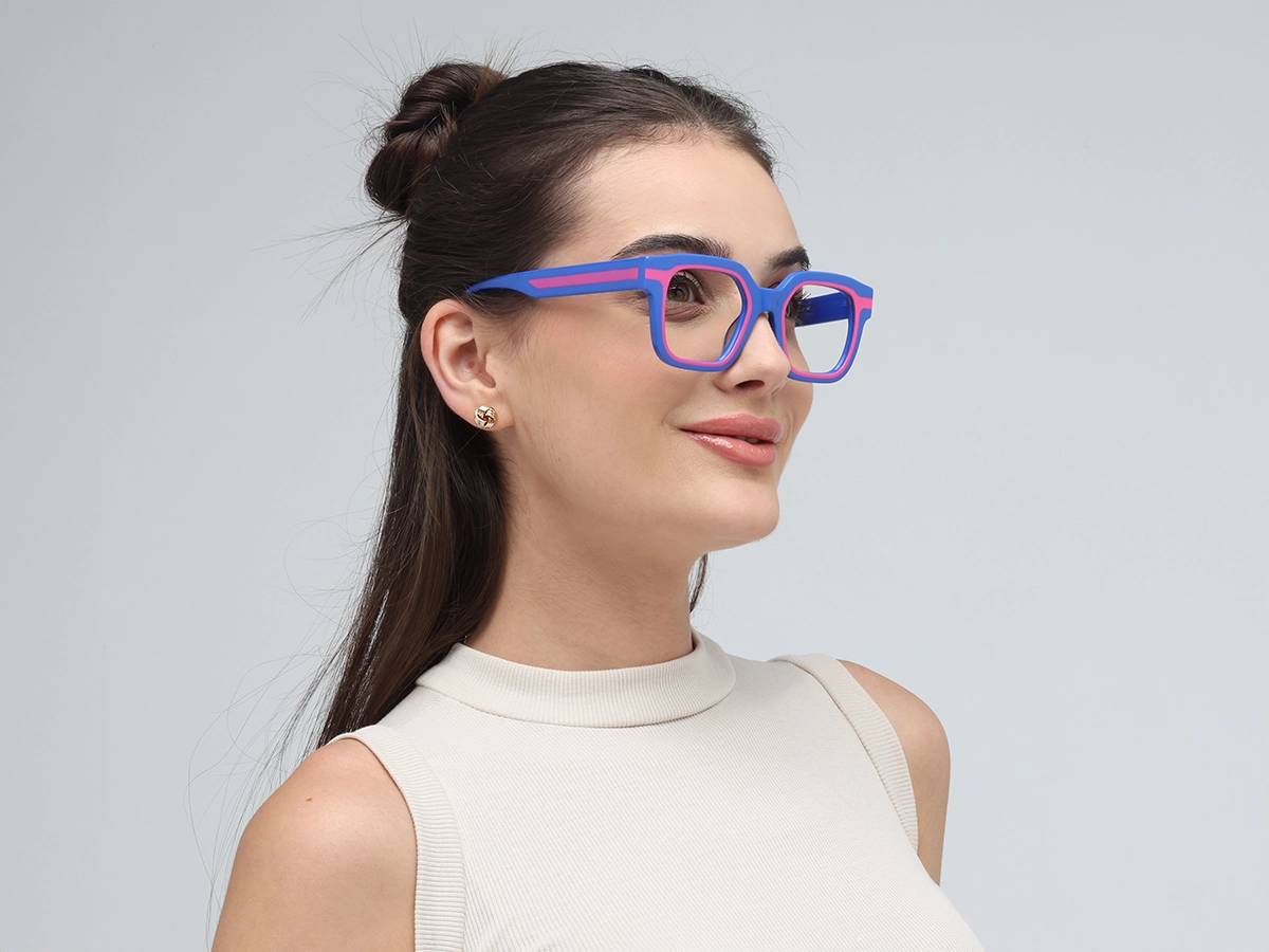 Blue Funky Glasses-53