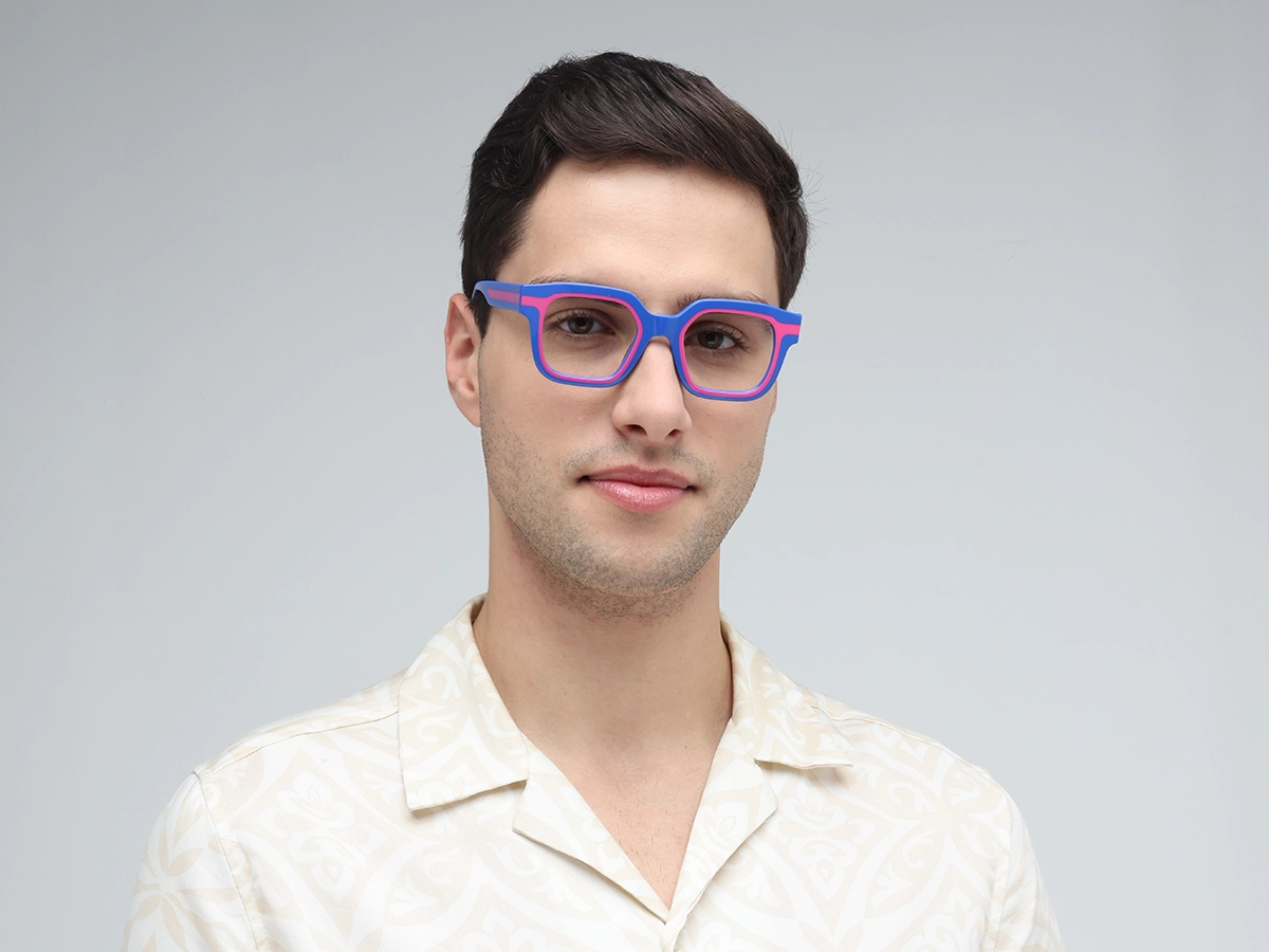 Blue Funky Glasses-43