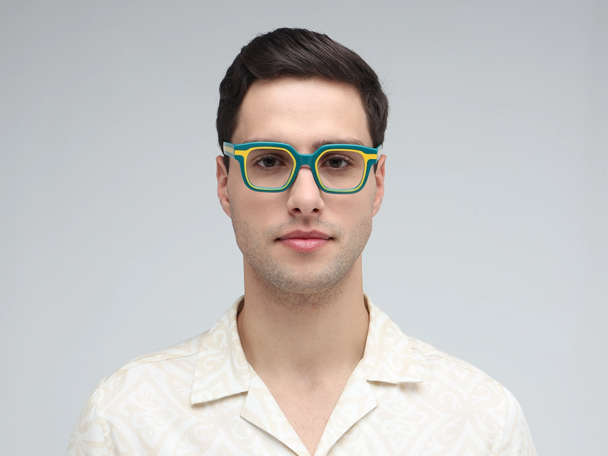 Green Thick Glasses-41