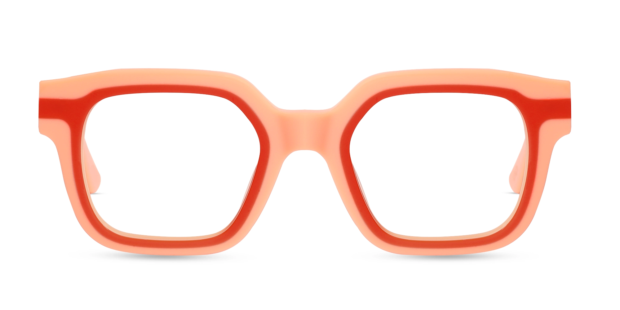 Peach Funky Glasses-1