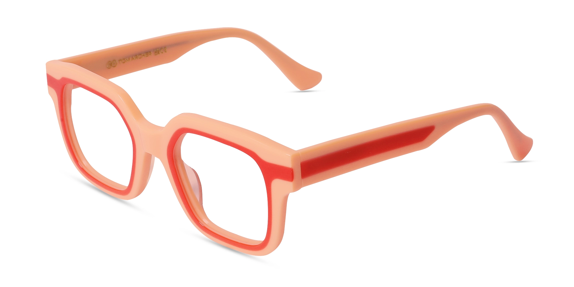 Peach Funky Glasses-3 Peach Funky Glasses-3