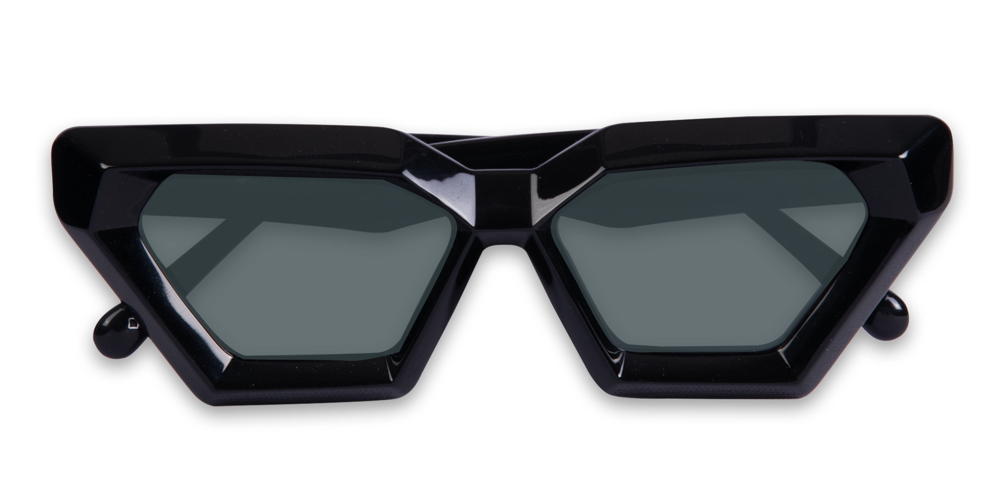 Black Cat Eye Sunglasses-6