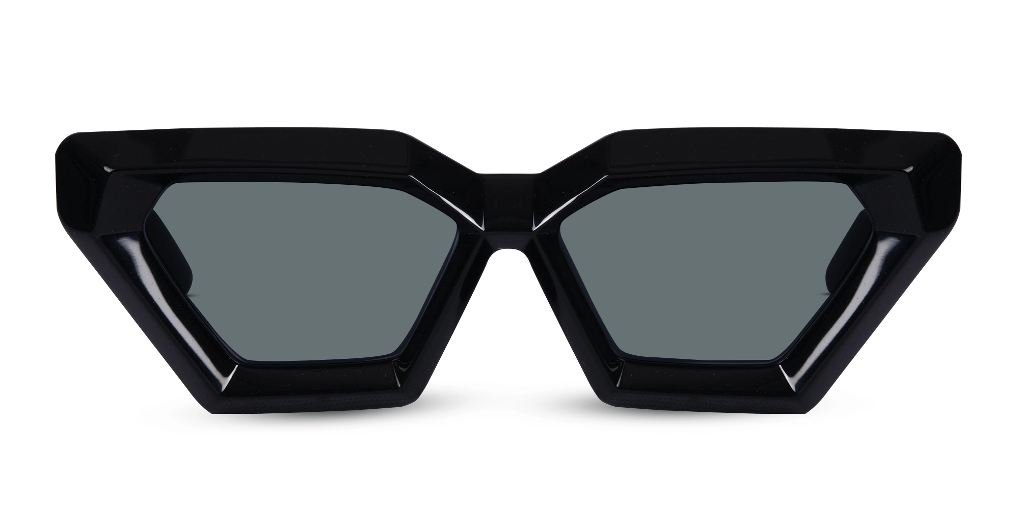 Black Cat Eye Sunglasses-1