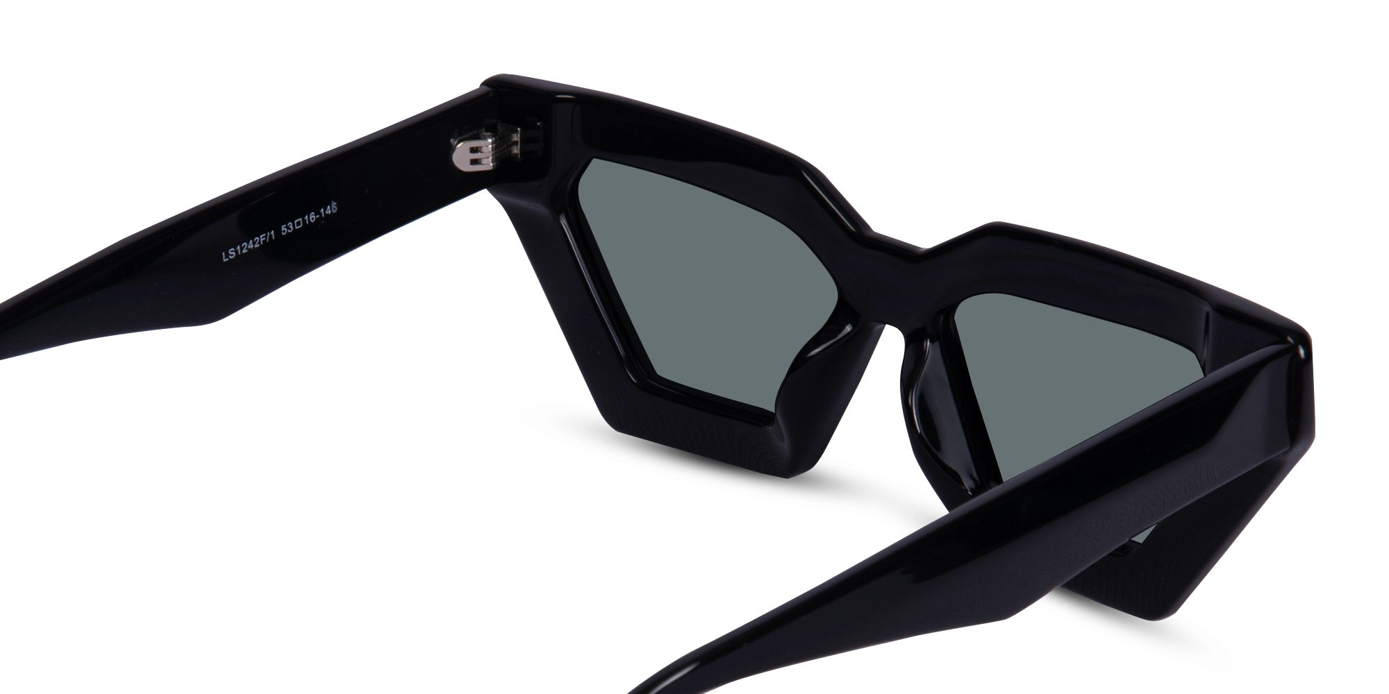Black Cat Eye Sunglasses-5