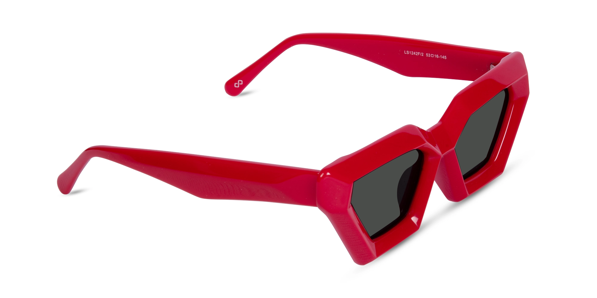 Red Cat Eye Sunglasses Frames-2