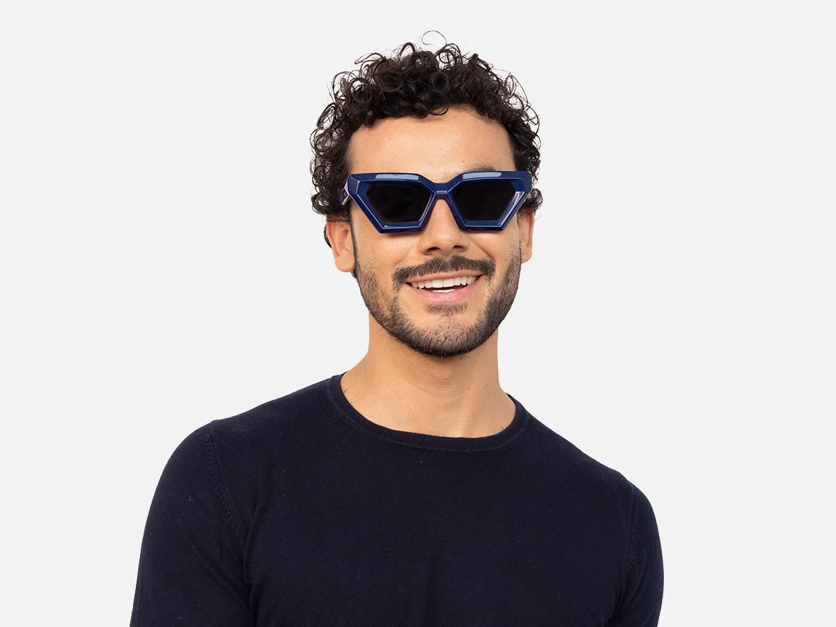 Blue Cateye Sunglasses-41