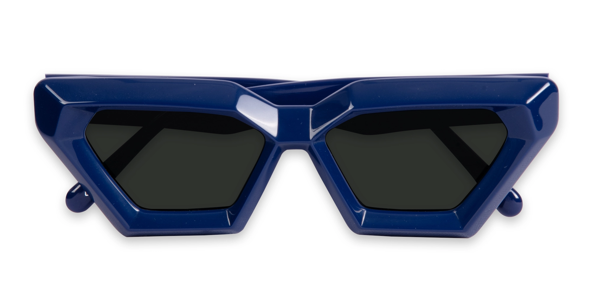 Blue Cateye Sunglasses-6