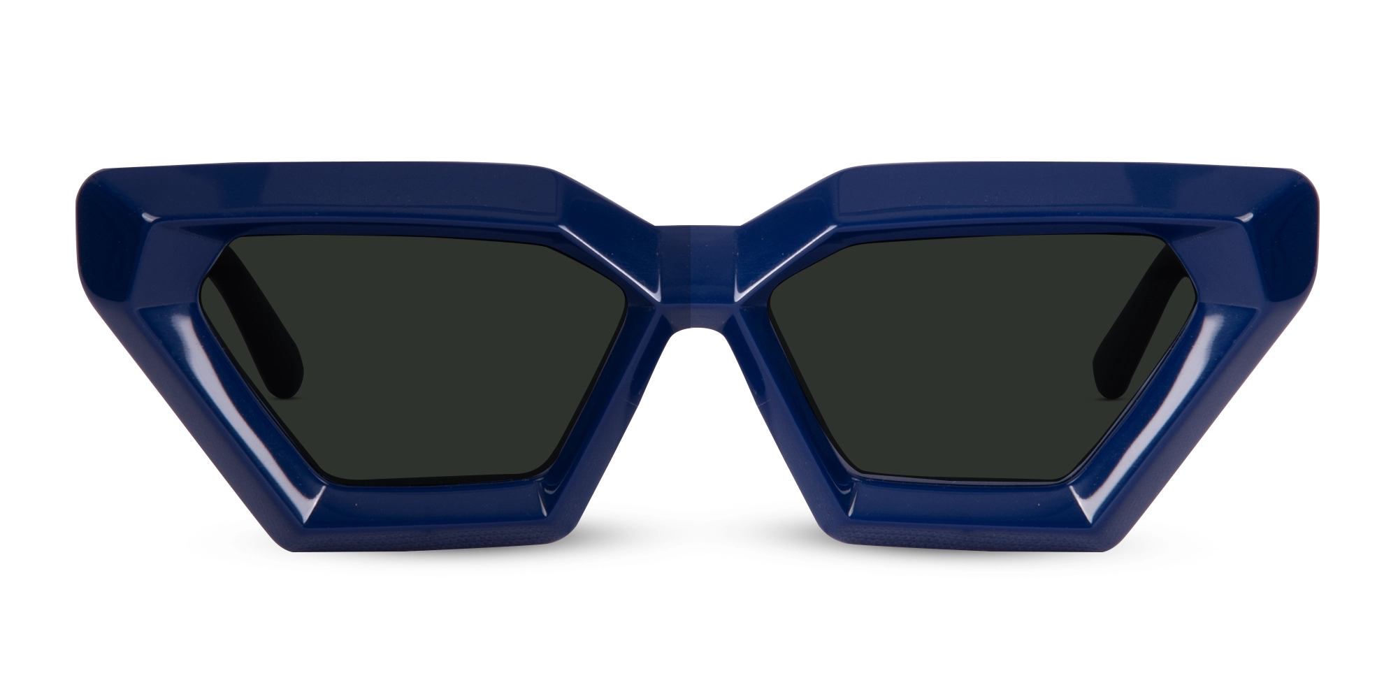Blue Cateye Sunglasses-1