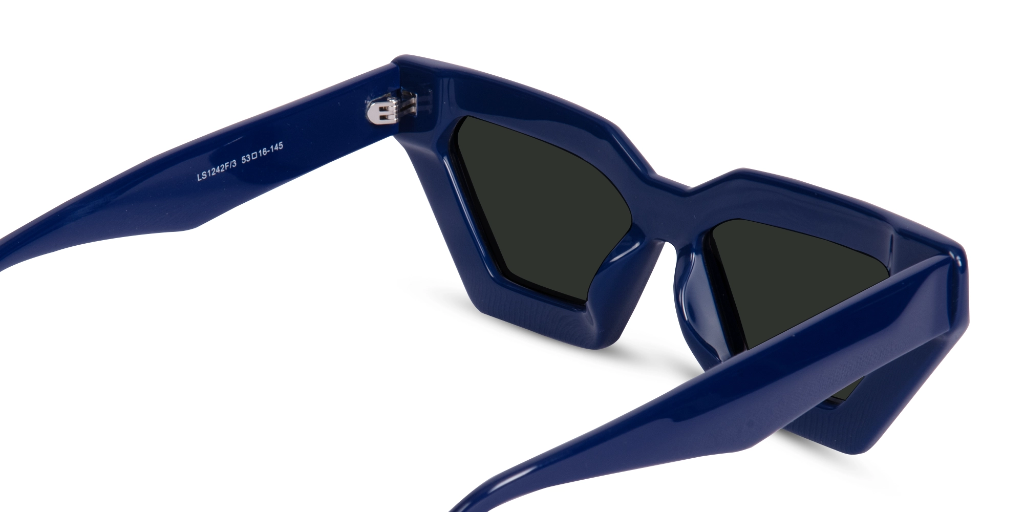 Blue Cateye Sunglasses-5