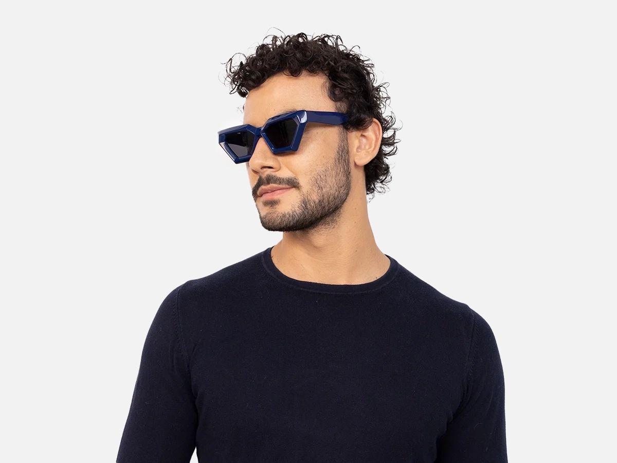 Blue Cateye Sunglasses-42