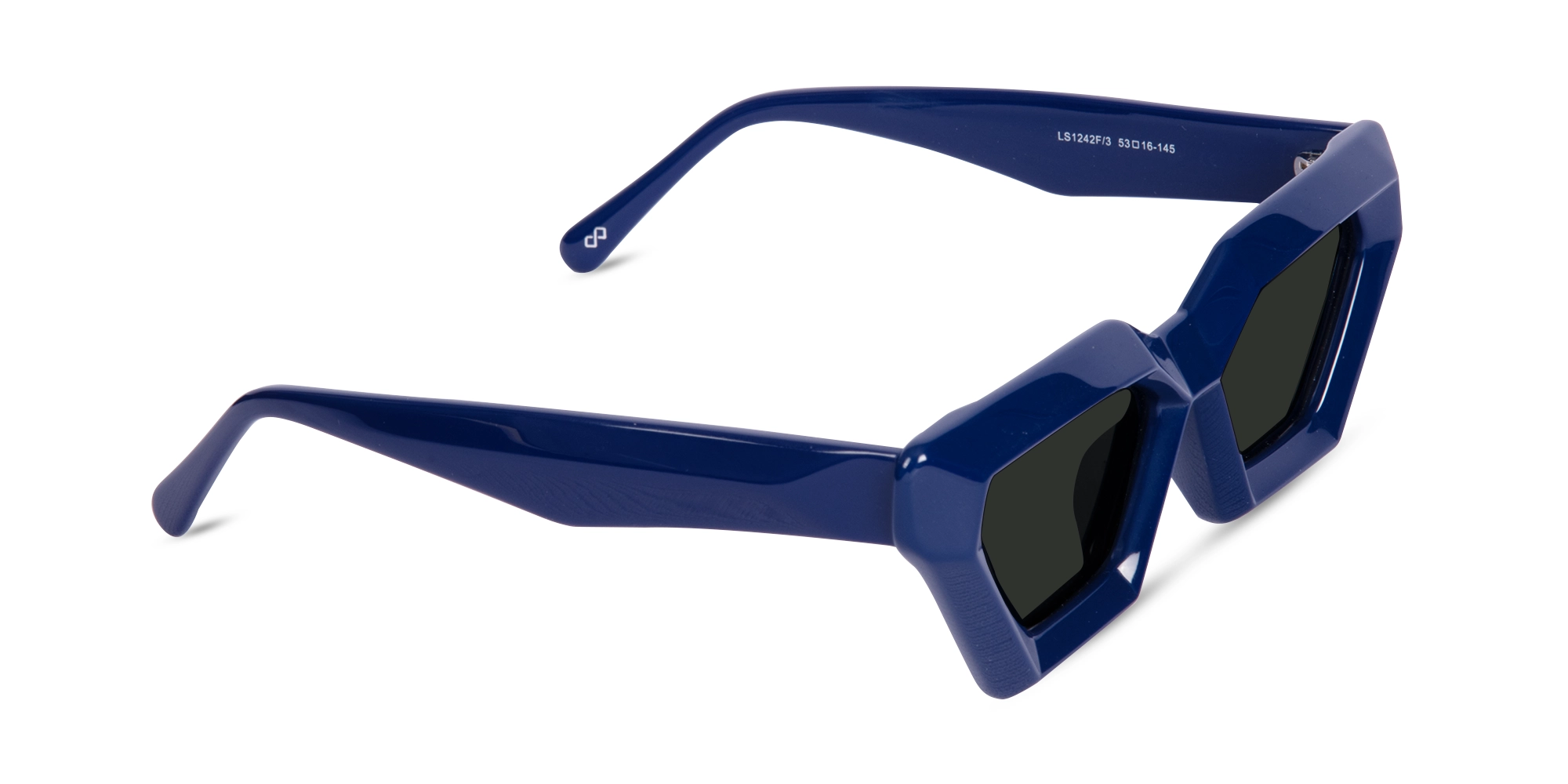 Blue Cateye Sunglasses-2