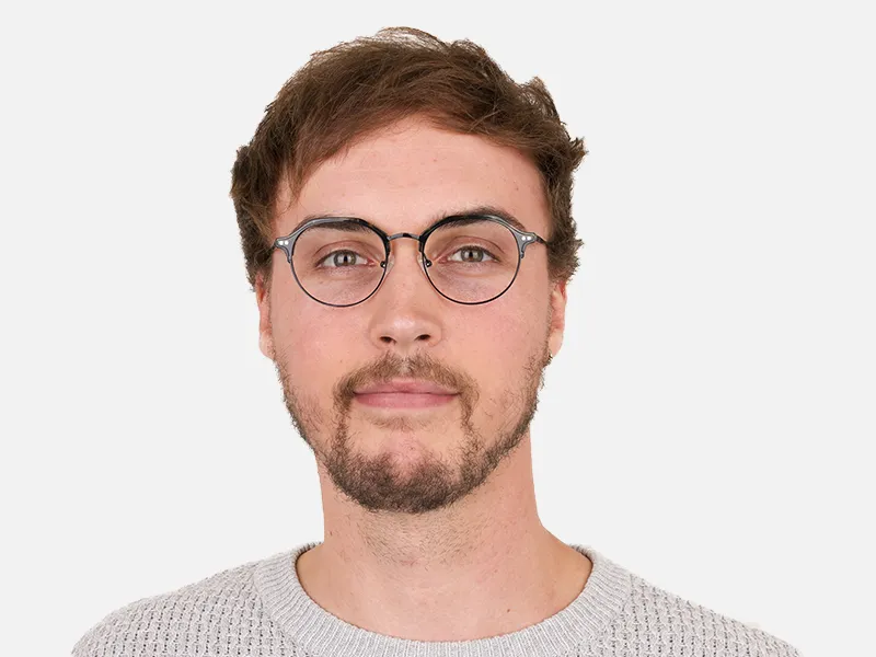 Black Marble Weightless glasses in Mixed Material - 24