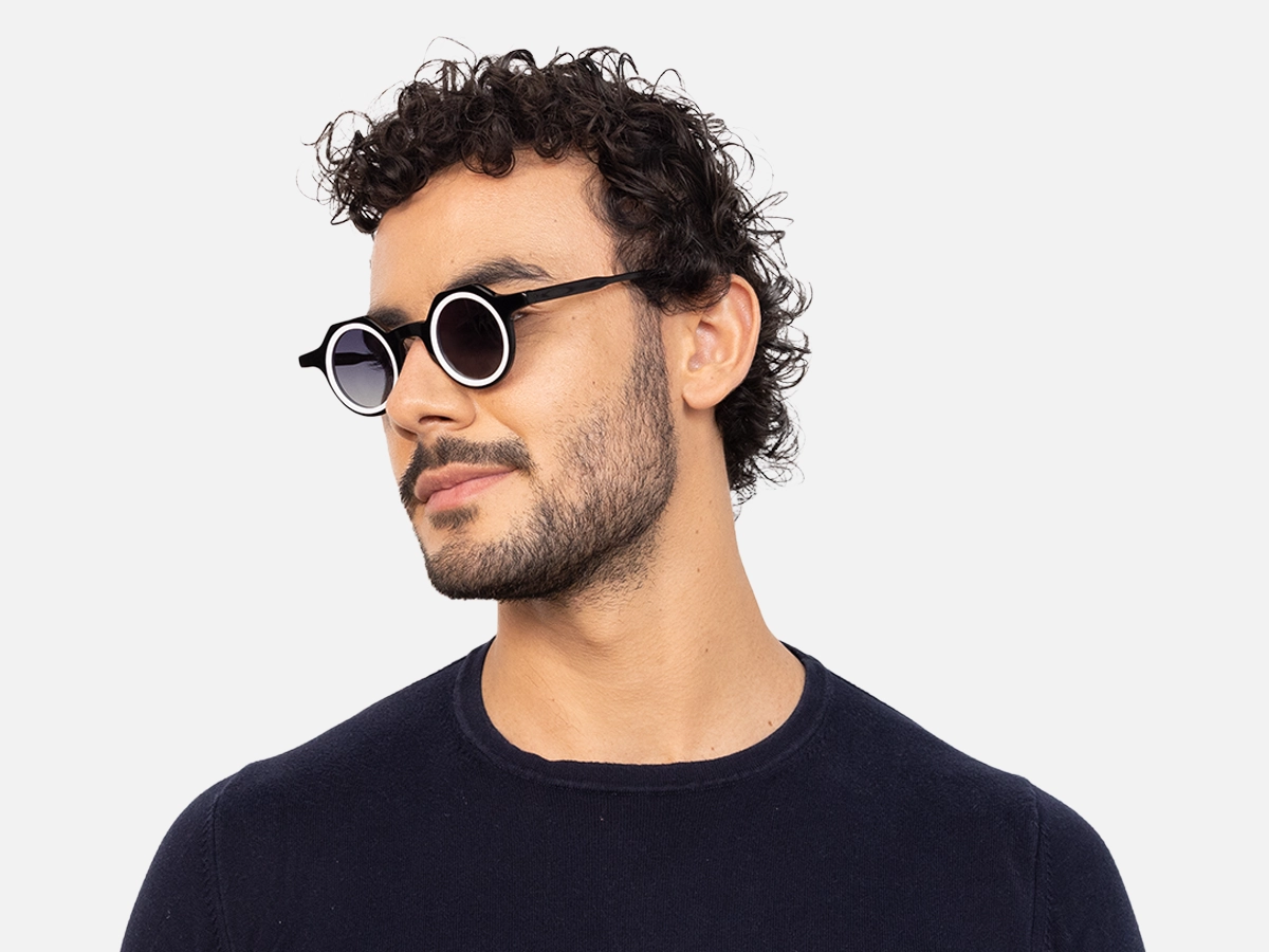 Black And White Sunglasses-42