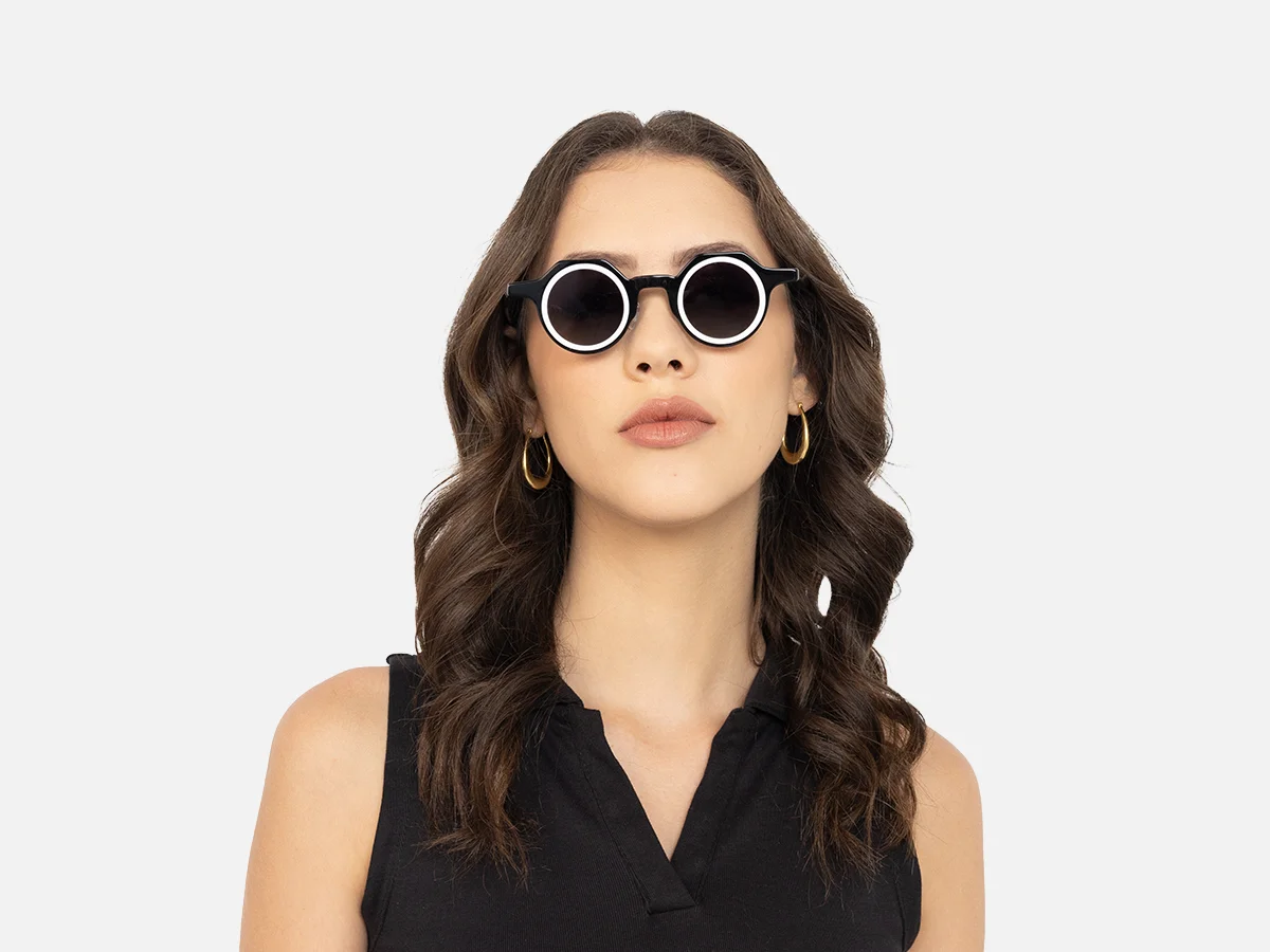 Black And White Sunglasses-51