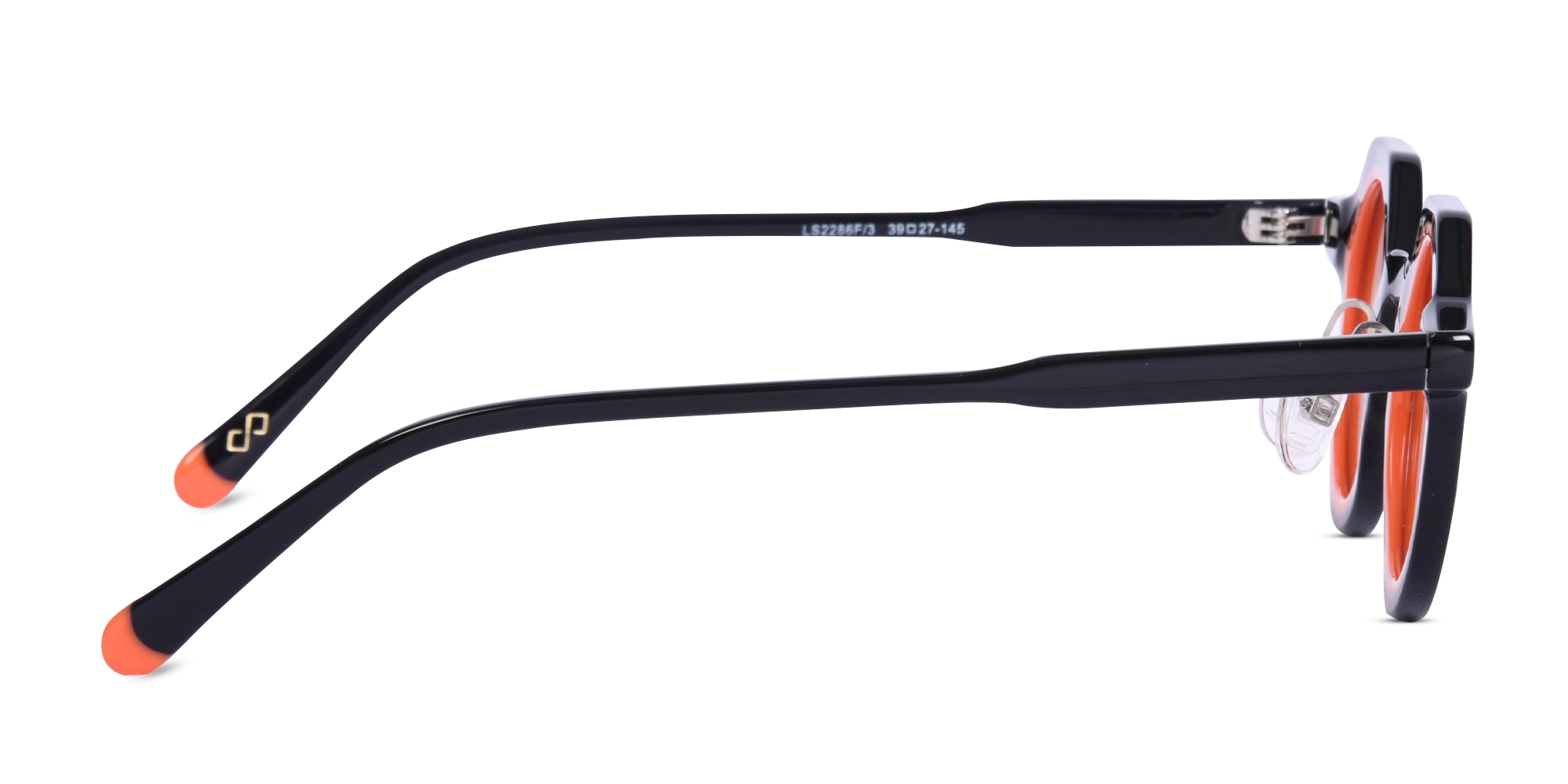 Black And Orange Sunglasses-4