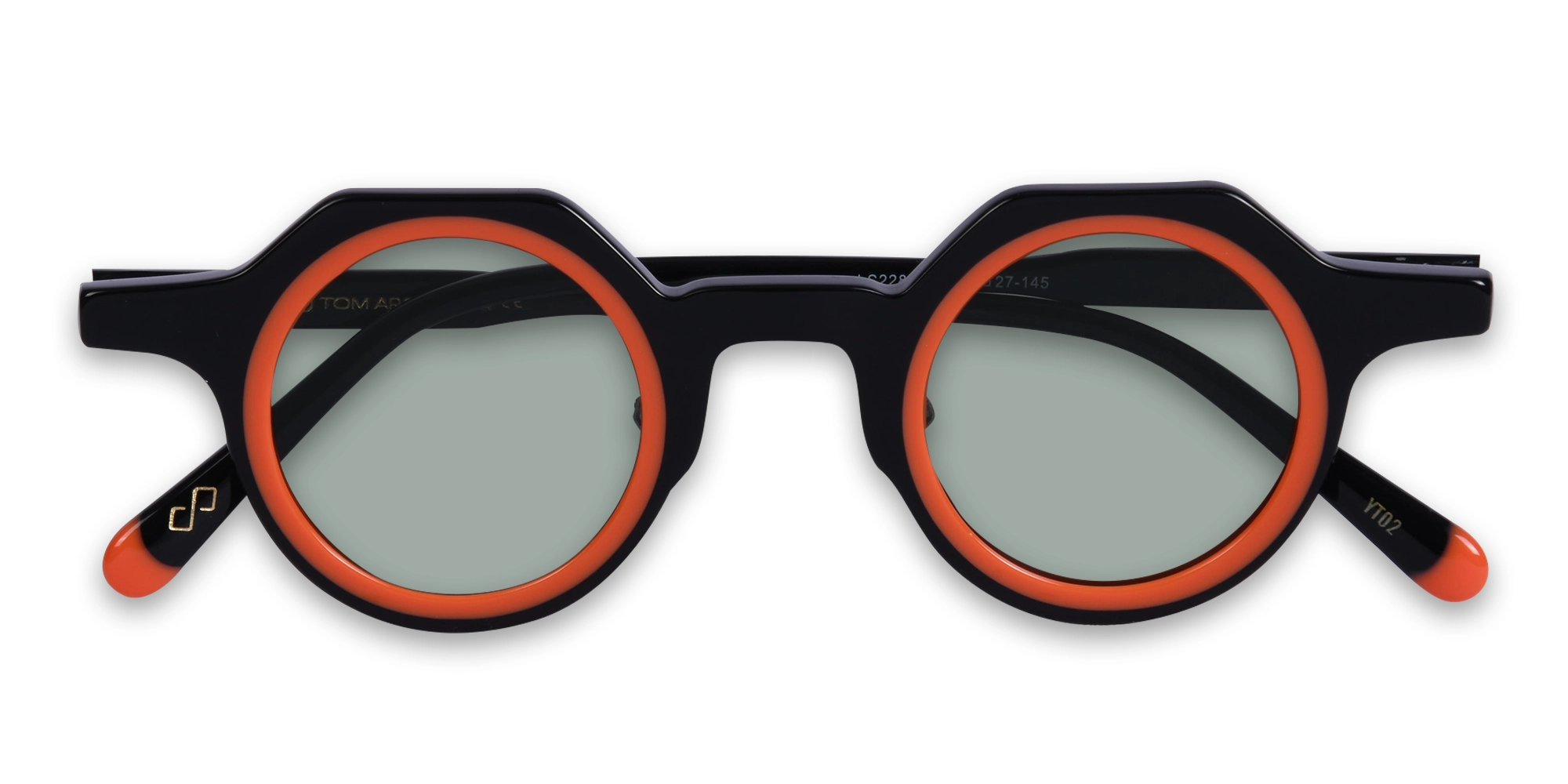 Black And Orange Sunglasses-6