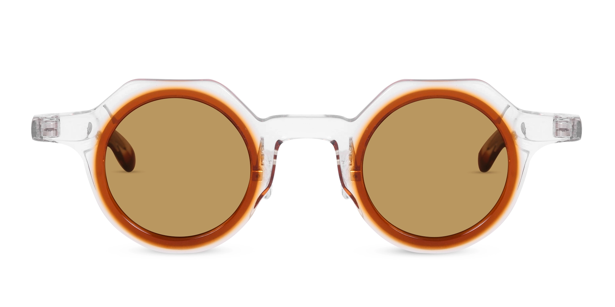 Clear Frame Designer Sunglasses-1