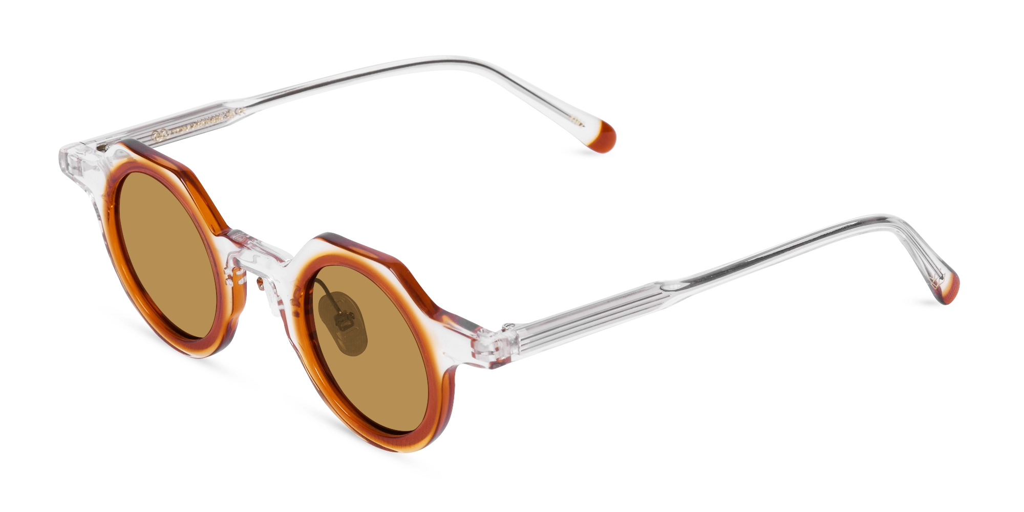 Clear Frame Designer Sunglasses-3