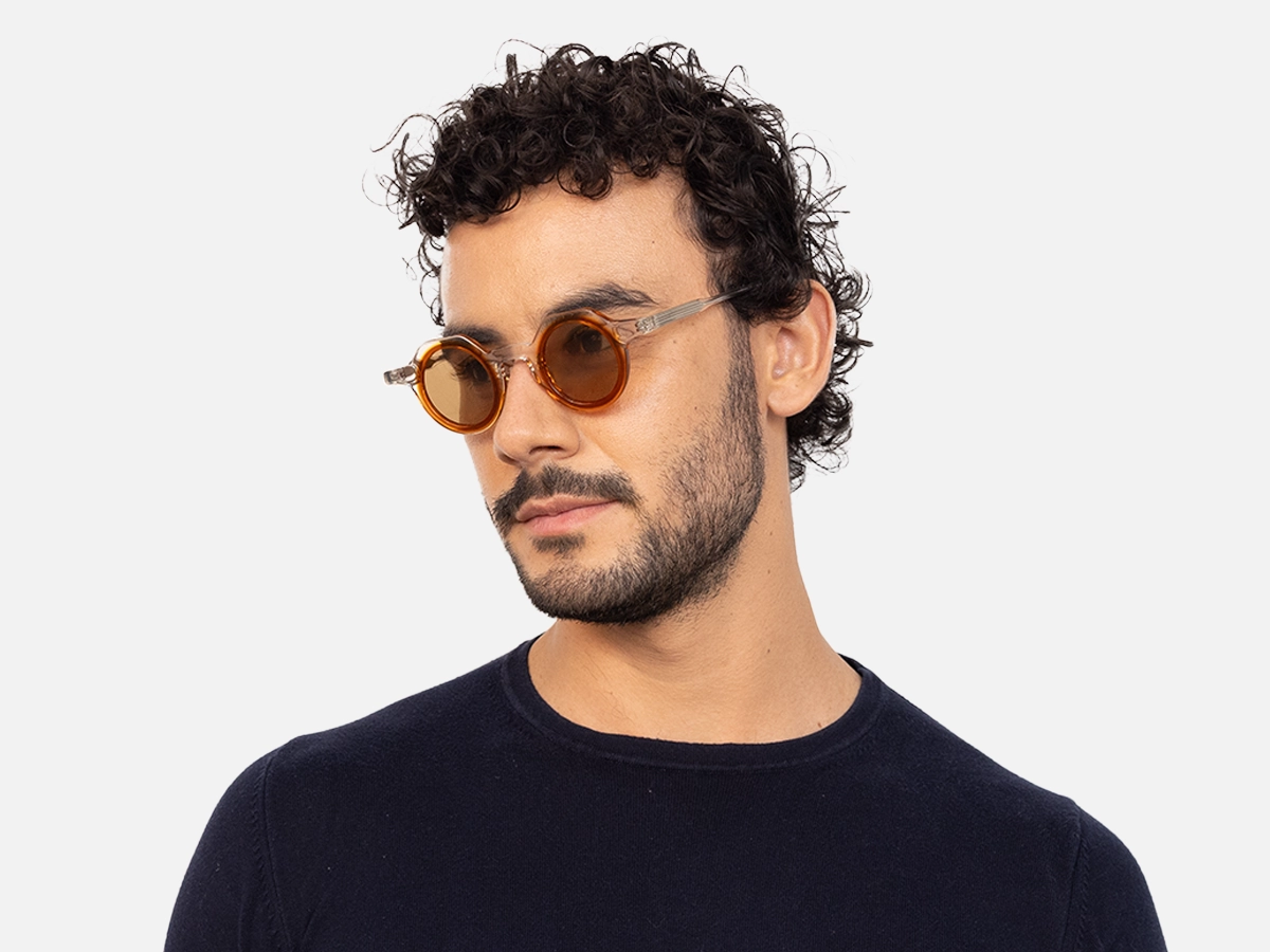 Clear Frame Designer Sunglasses-42