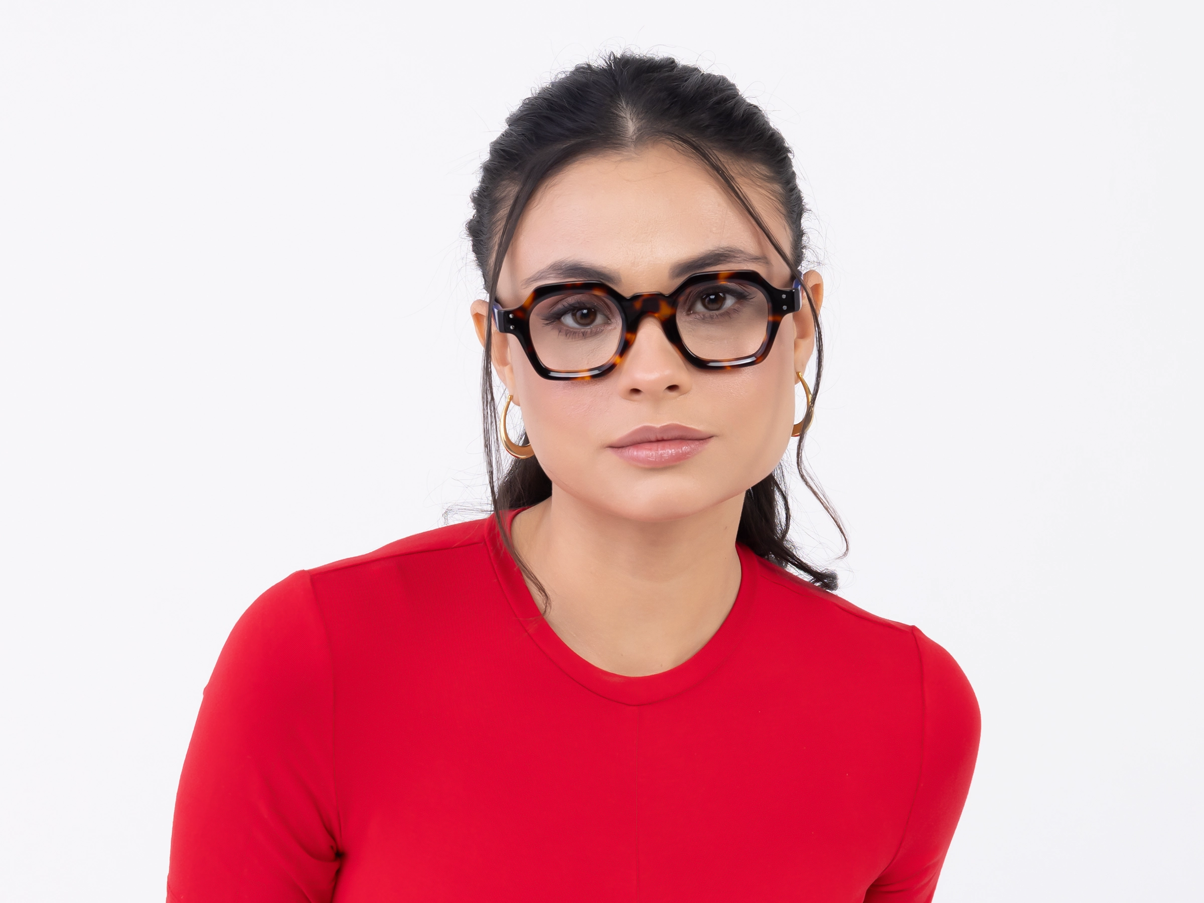 Blue Tortoise Shell Glasses