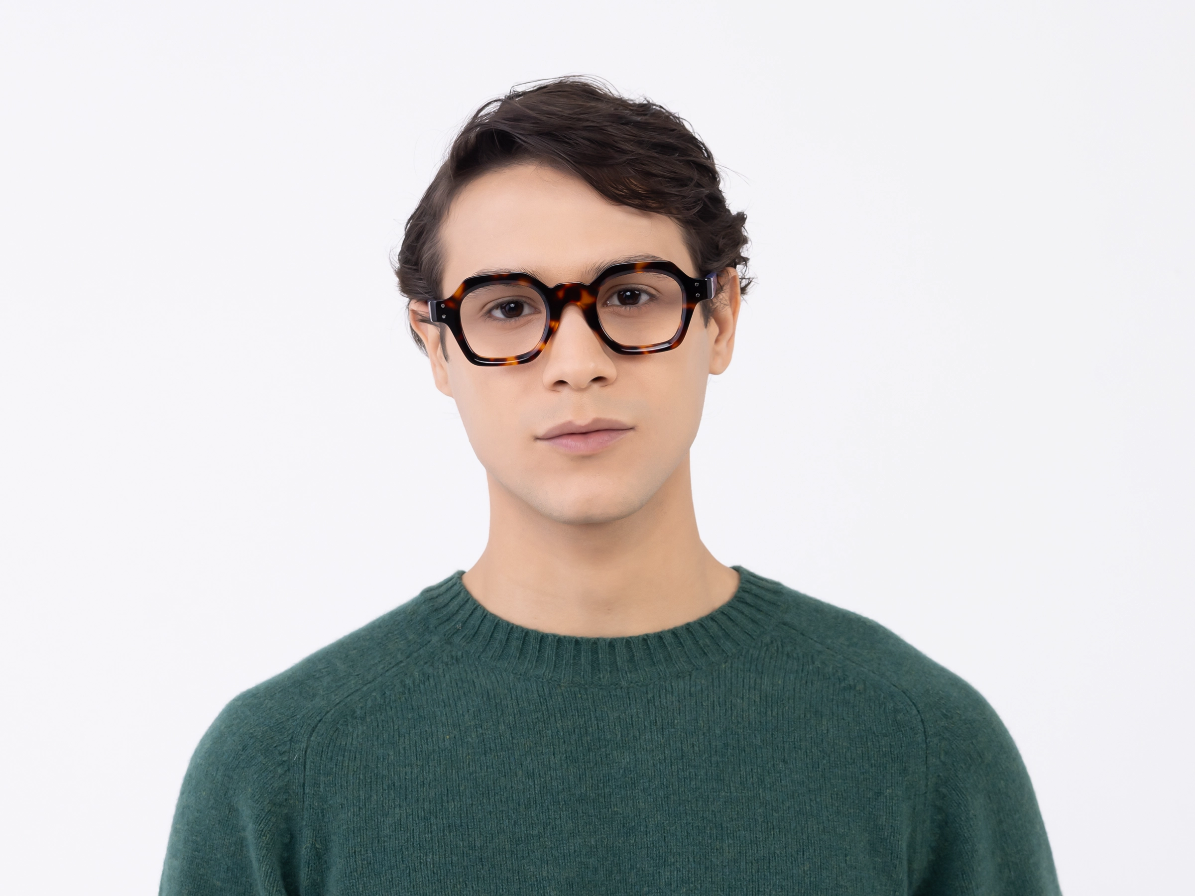 Blue Tortoise Shell Glasses