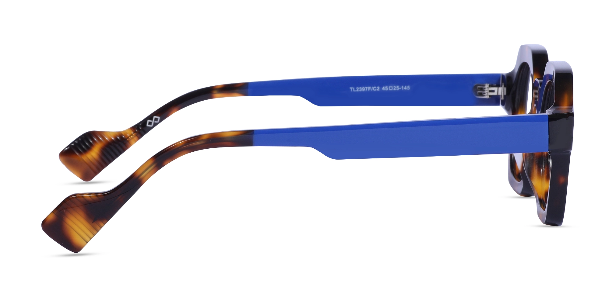 Blue Tortoise Shell Glasses-4