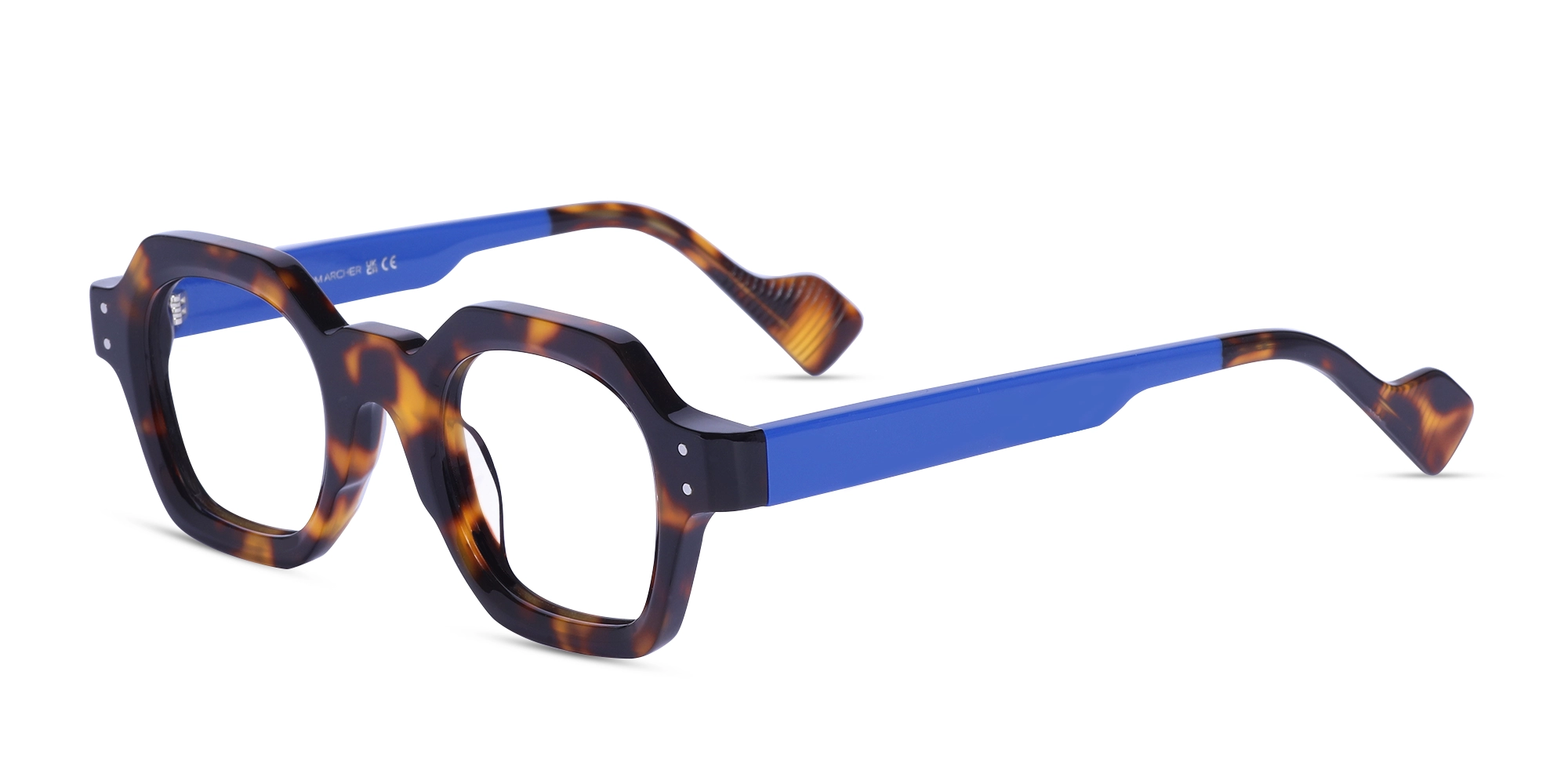 Blue Tortoise Shell Glasses-3